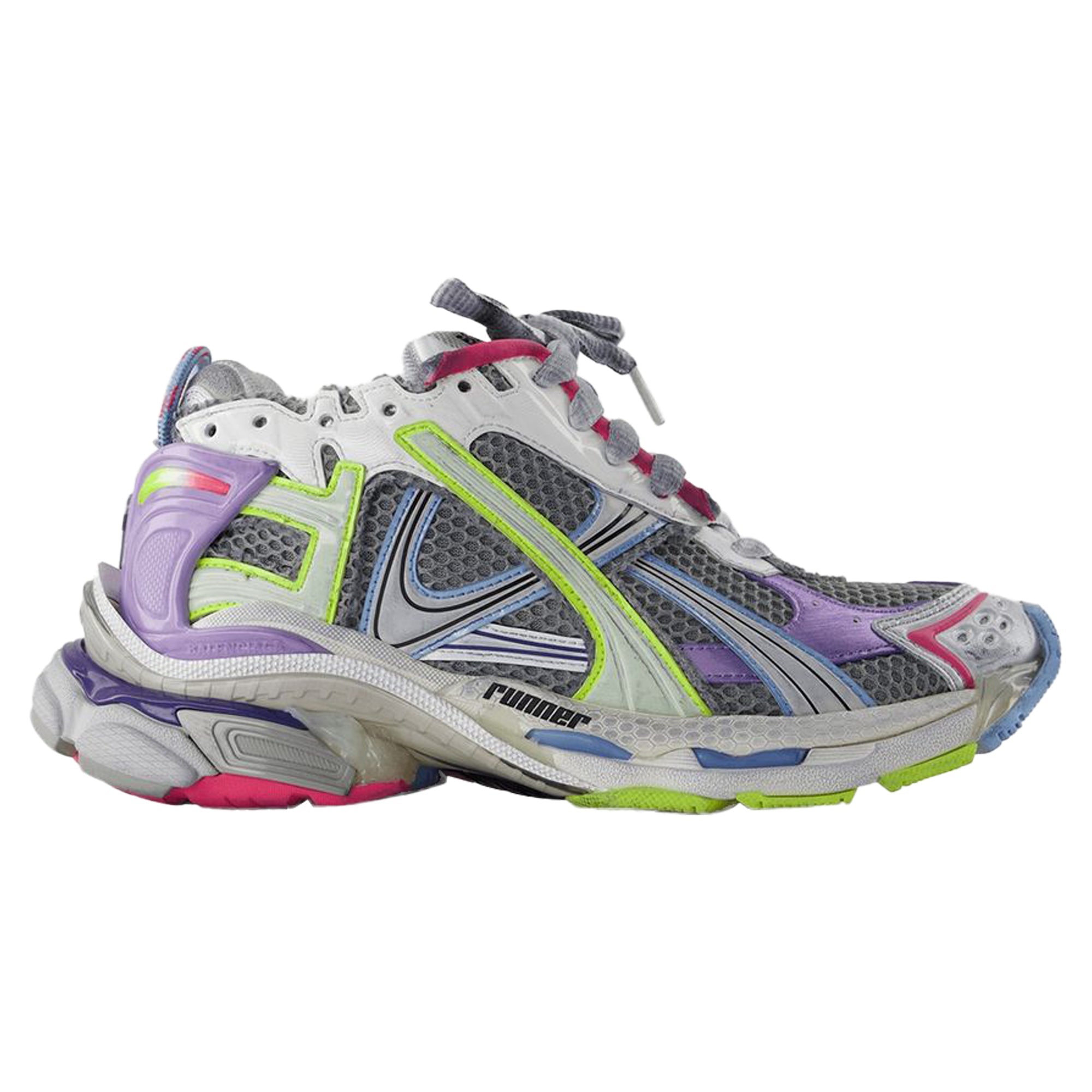 Women's Runner Gradient Sneakers - Balenciaga - Synthetic - Multicolor