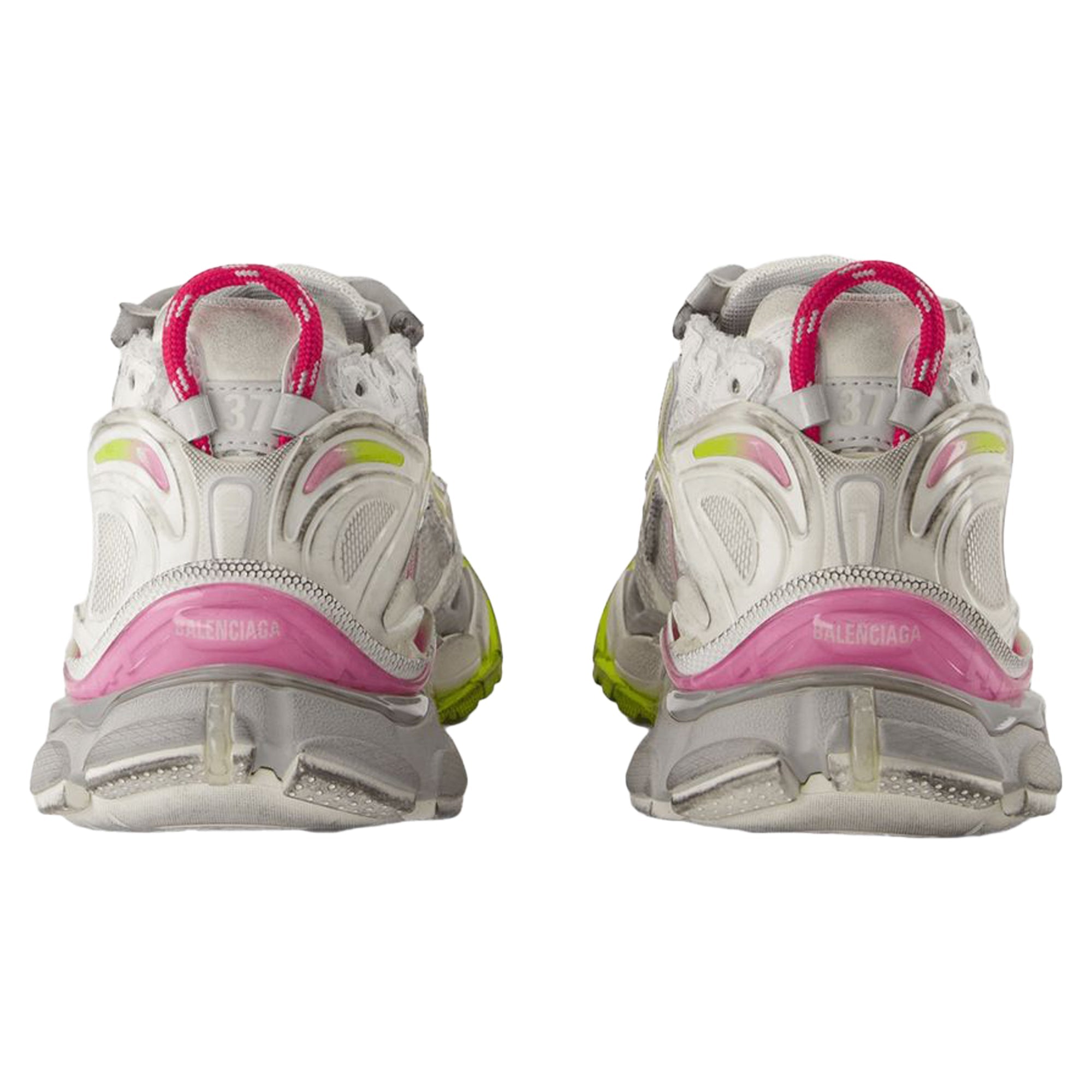 Women's Runner Gradient Sneakers - Balenciaga - Synthetic - White