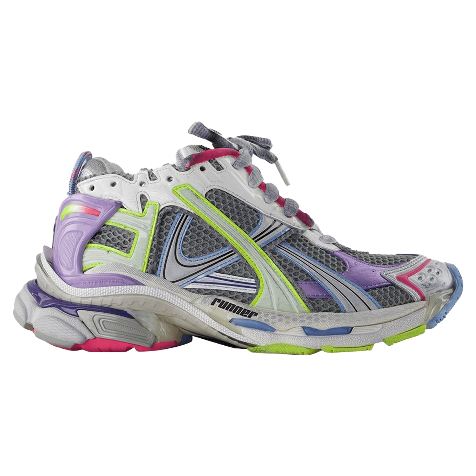 Women's Runner Gradient Sneakers - Balenciaga - Synthetic - Multicolor