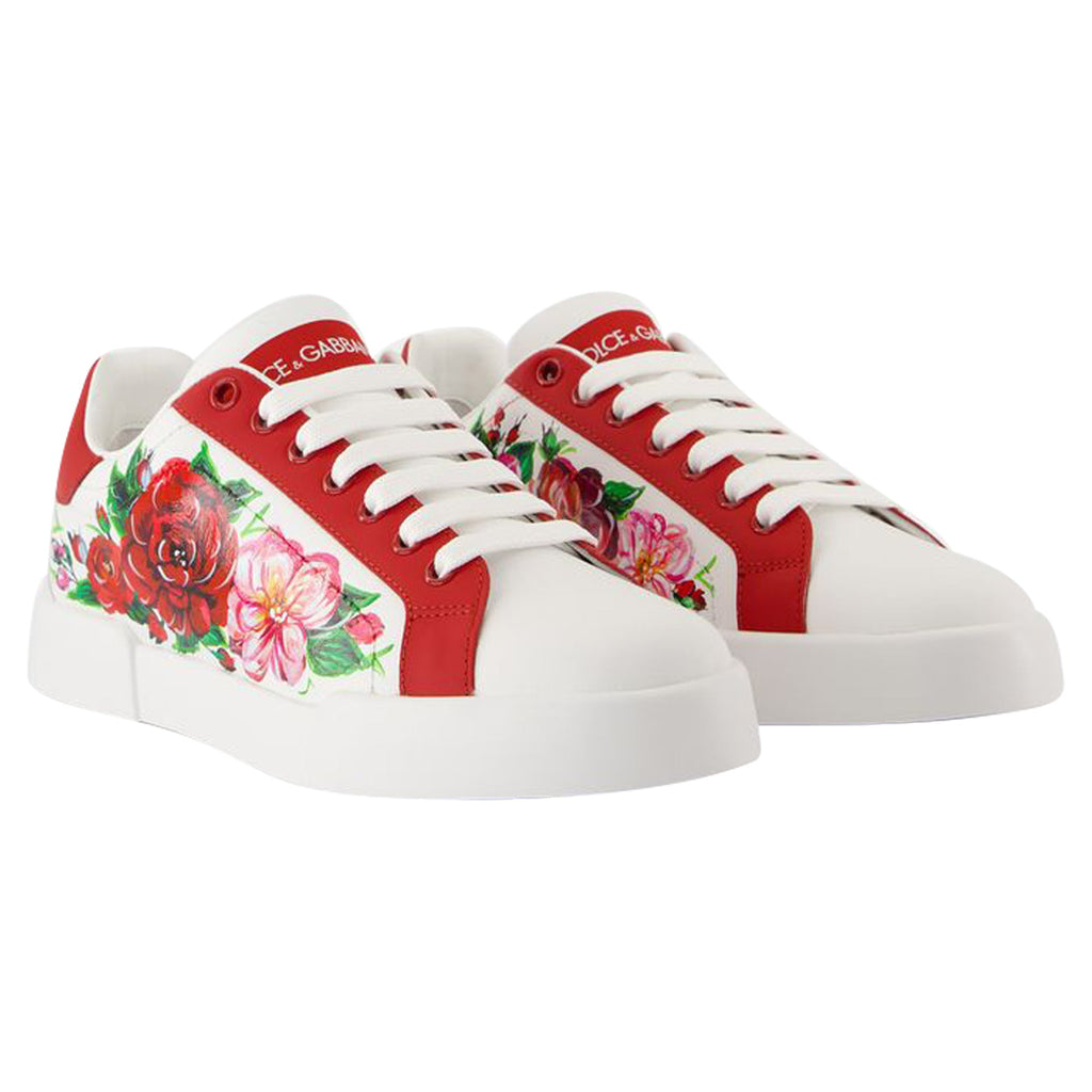 Women's Port.light Strobel Sneakers - Dolce&Gabbana - Leather - White