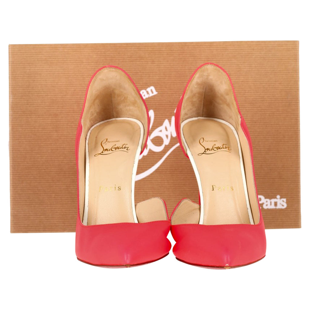 Christian Louboutin Dalida 120 Pumps in Pink Leather