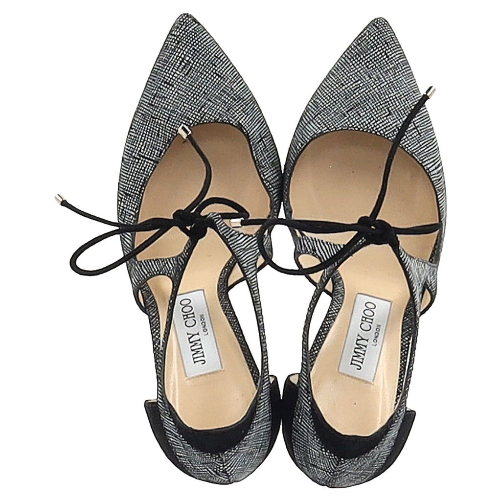 Women's Jimmy Choo Vanessa Textured Pumps in Black Suede
