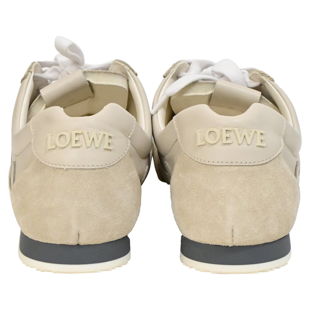 Loewe Ballet Runner 2.0 Sneakers in Beige Calfskin Leather