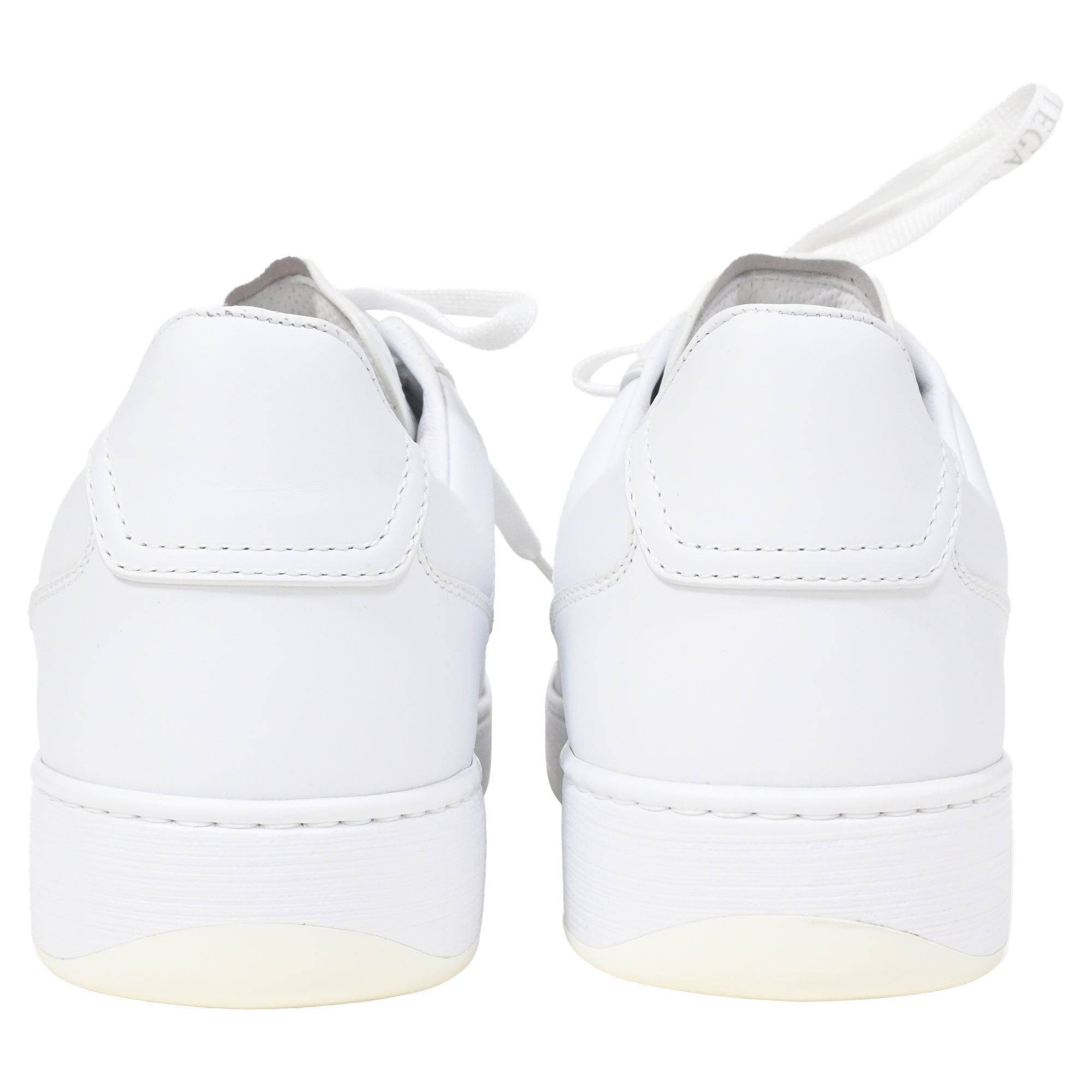 Bottega Veneta Low-Top Sneakers in White Leather