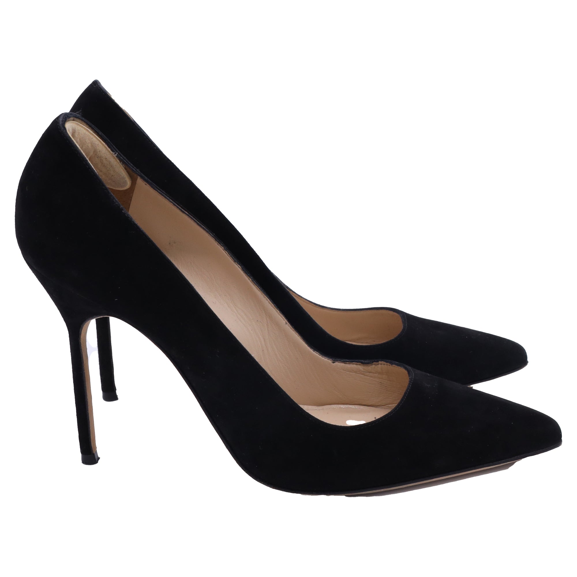 Women's Manolo Blahnik BB Pumps in Black Suede