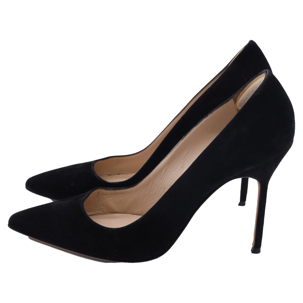 Women's Manolo Blahnik BB Pumps in Black Suede