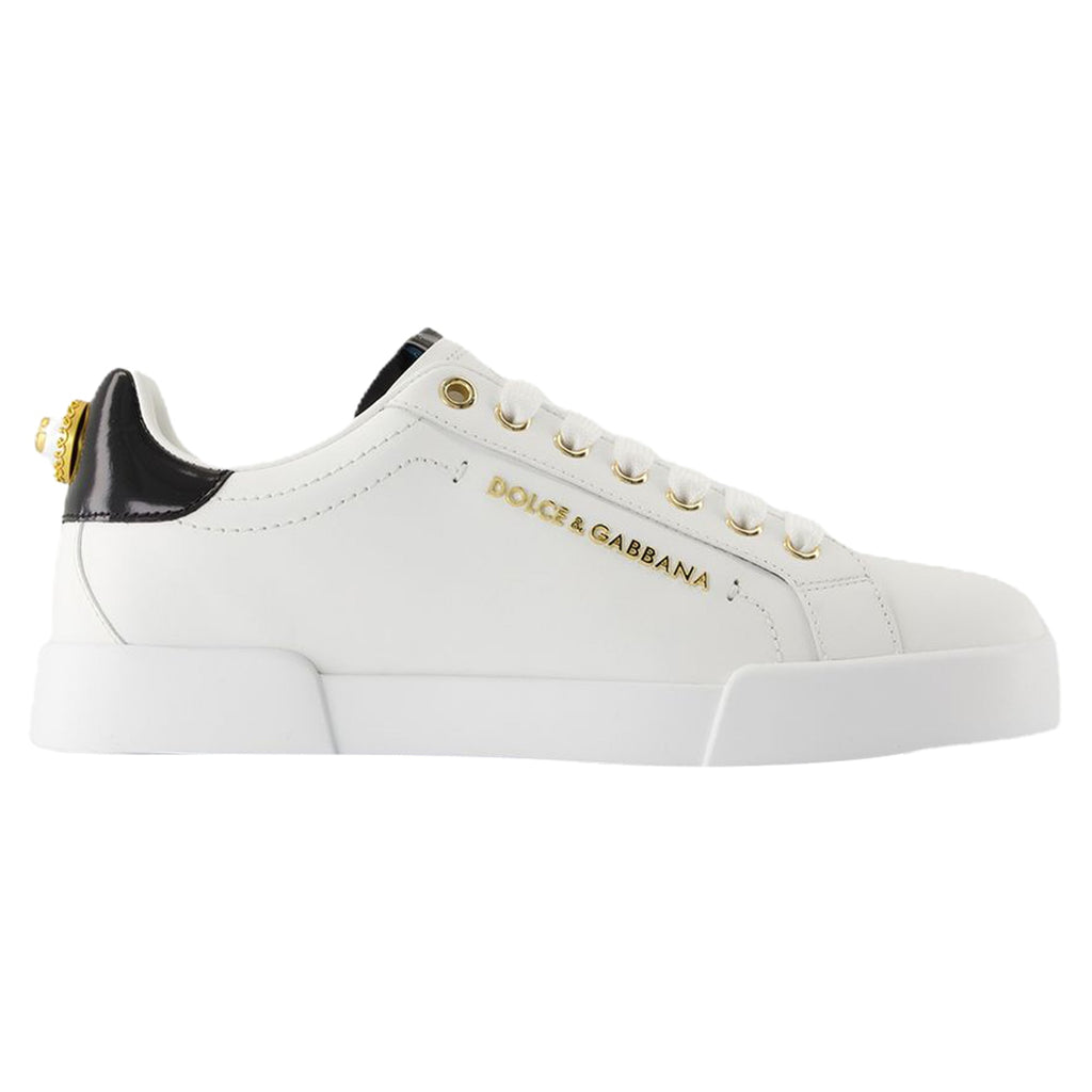 Women's Sneakers - Dolce&Gabbana - Cotton - White