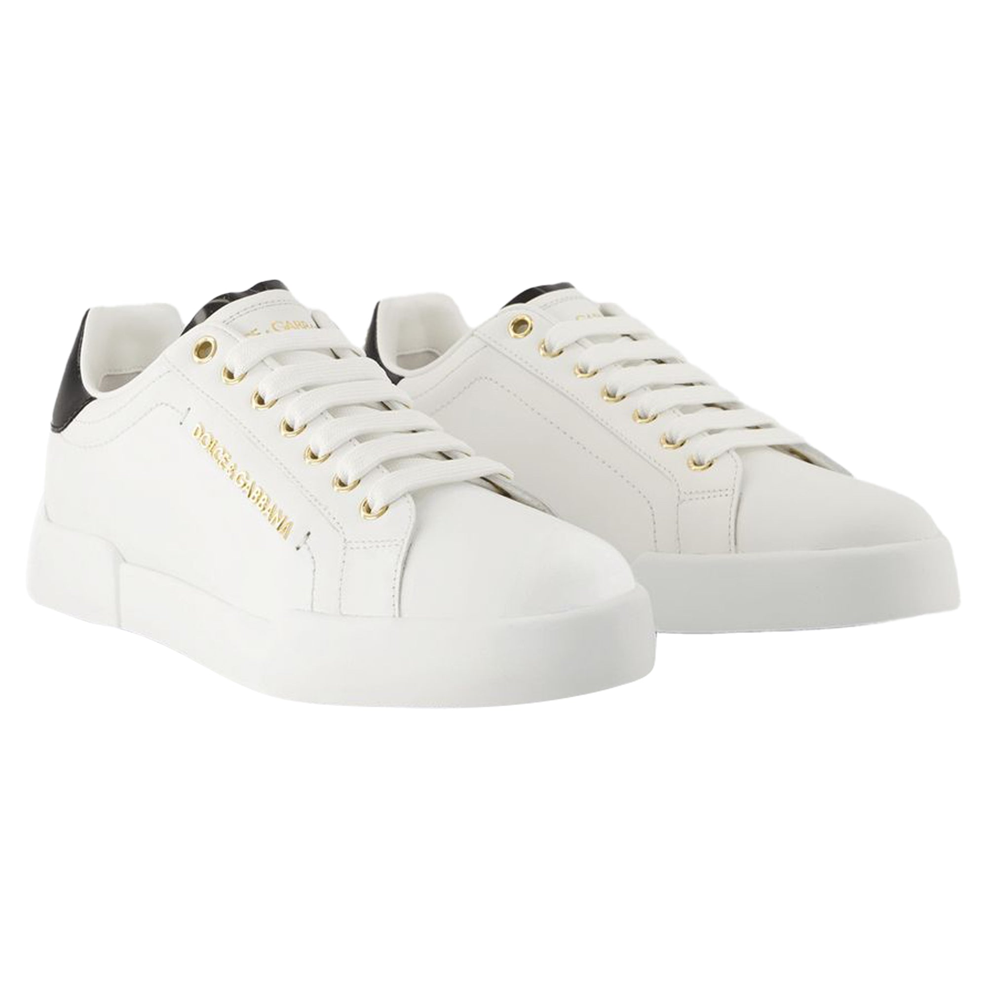 Women's Sneakers - Dolce&Gabbana - Cotton - White