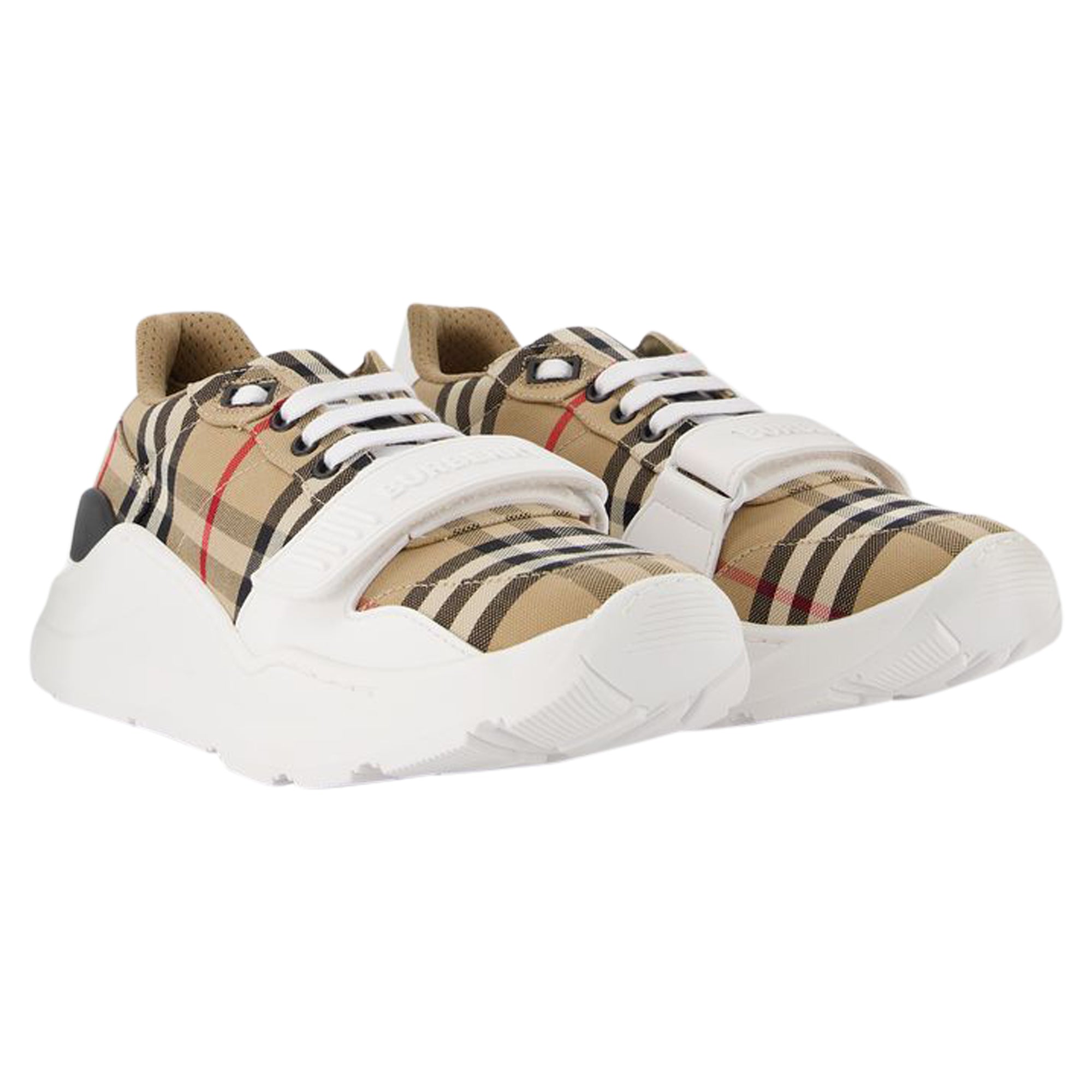 Lf Tnr New Regis L Chk Sneakers - Burberry - Multi - Cotton