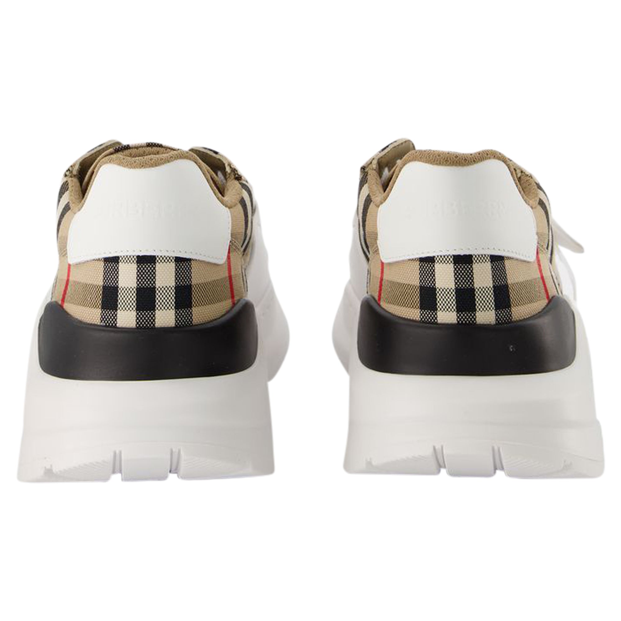 Lf Tnr New Regis L Chk Sneakers - Burberry - Multi - Cotton