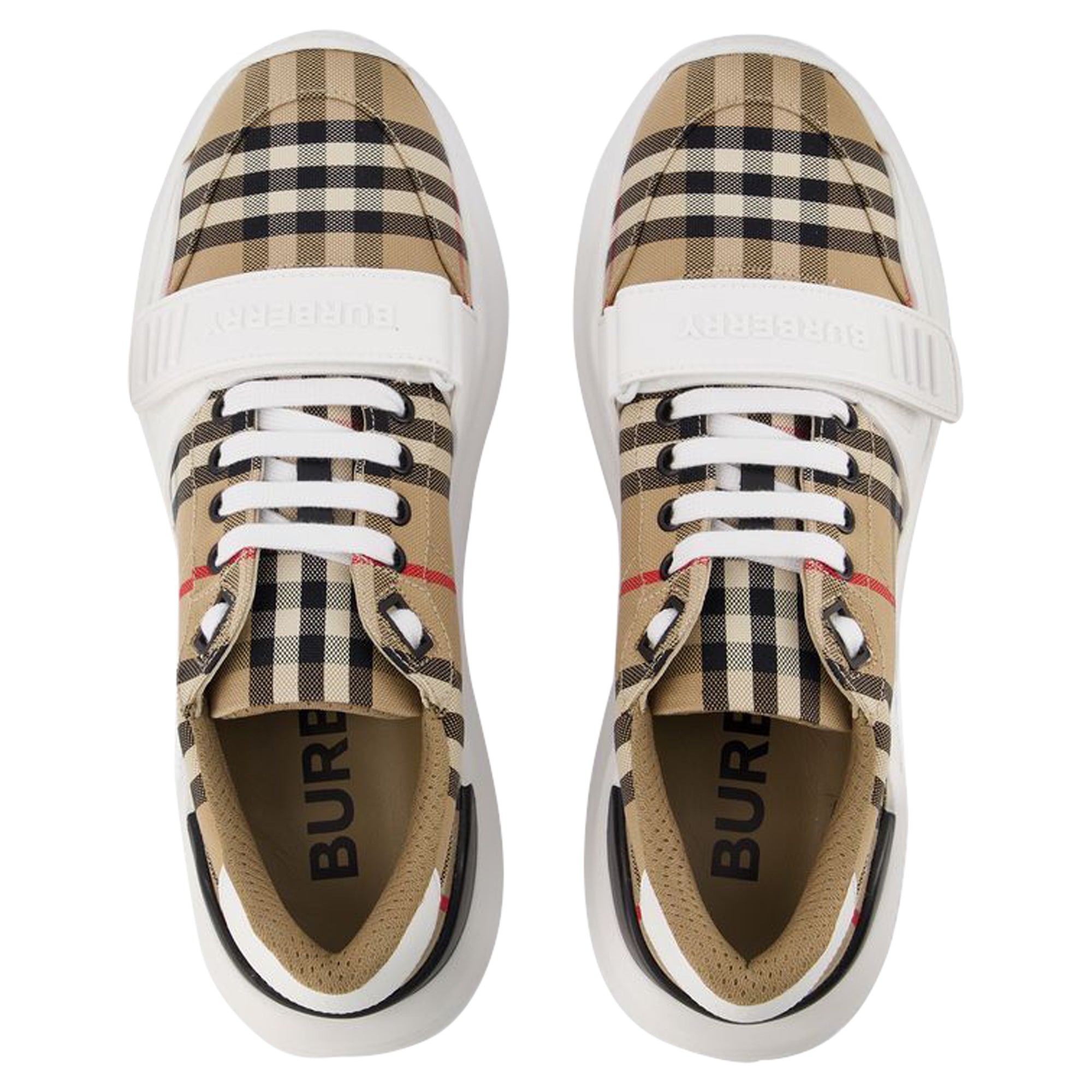 Lf Tnr New Regis L Chk Sneakers - Burberry - Multi - Cotton