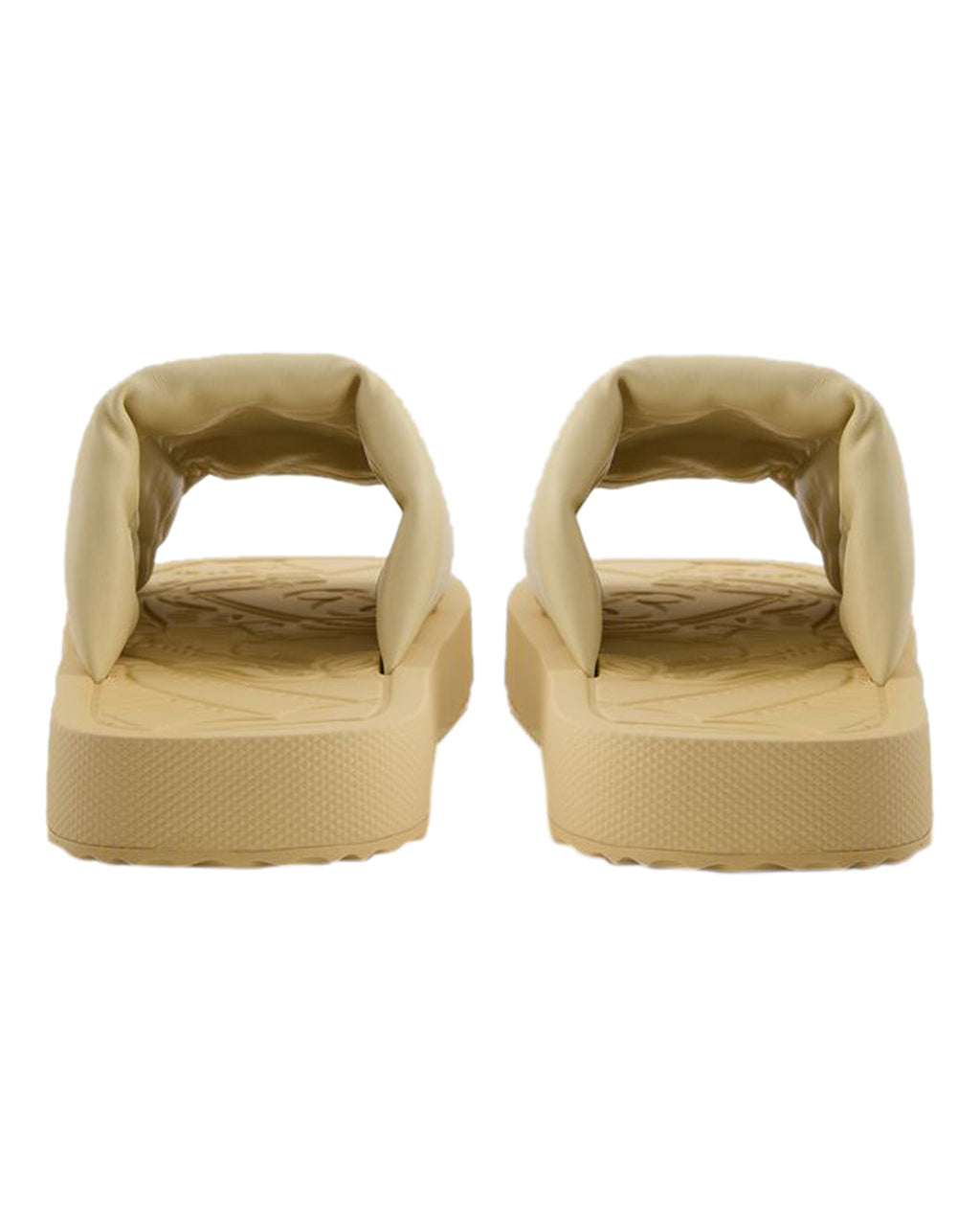 LF Knight Slab Sandals- Burberry - Leather - Beige