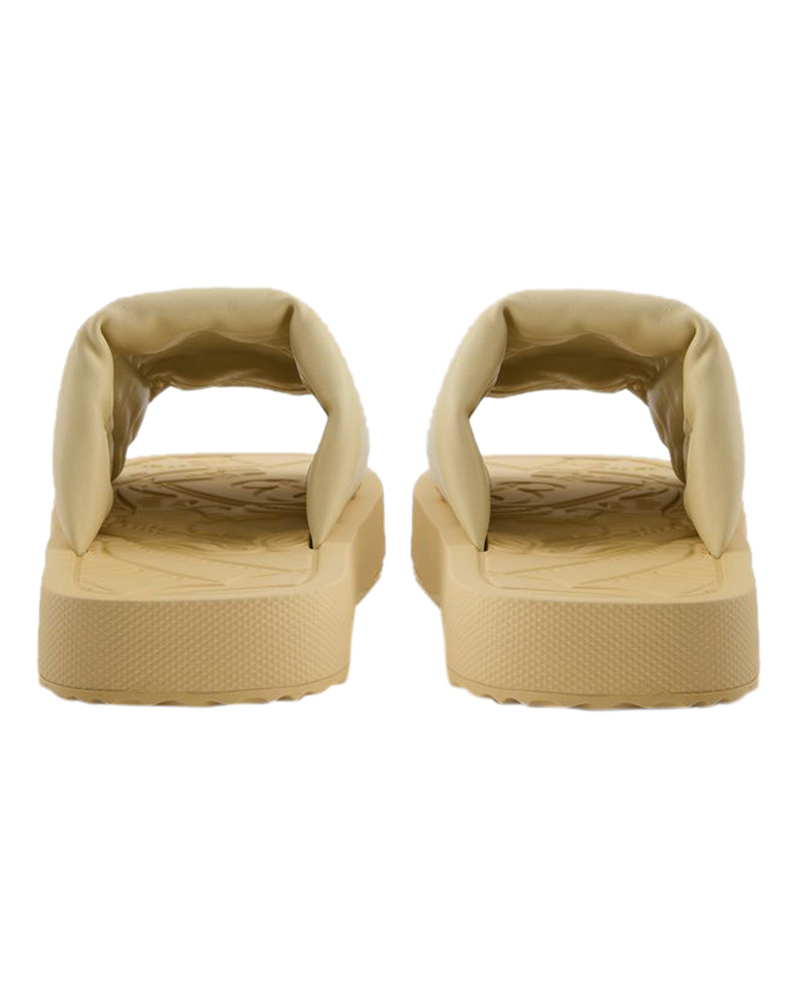 LF Knight Slab Sandals- Burberry - Leather - Beige