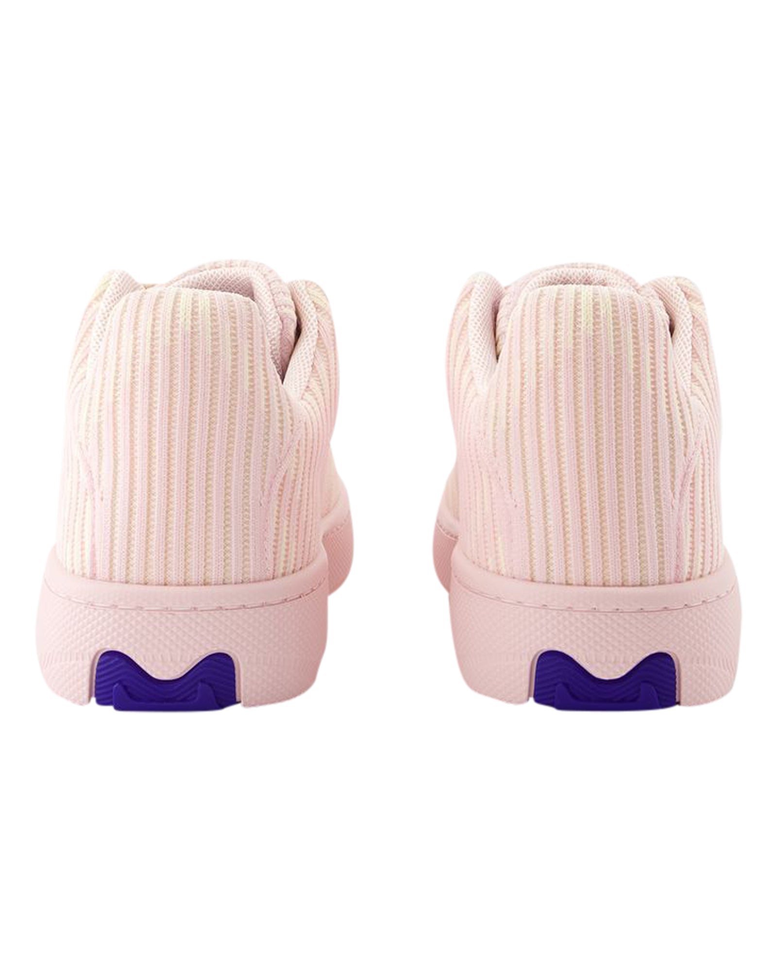 Women's LF Box Knit Sneakers - Burberry - Synthetic - Pink