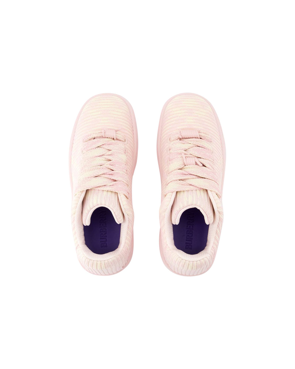 Women's LF Box Knit Sneakers - Burberry - Synthetic - Pink