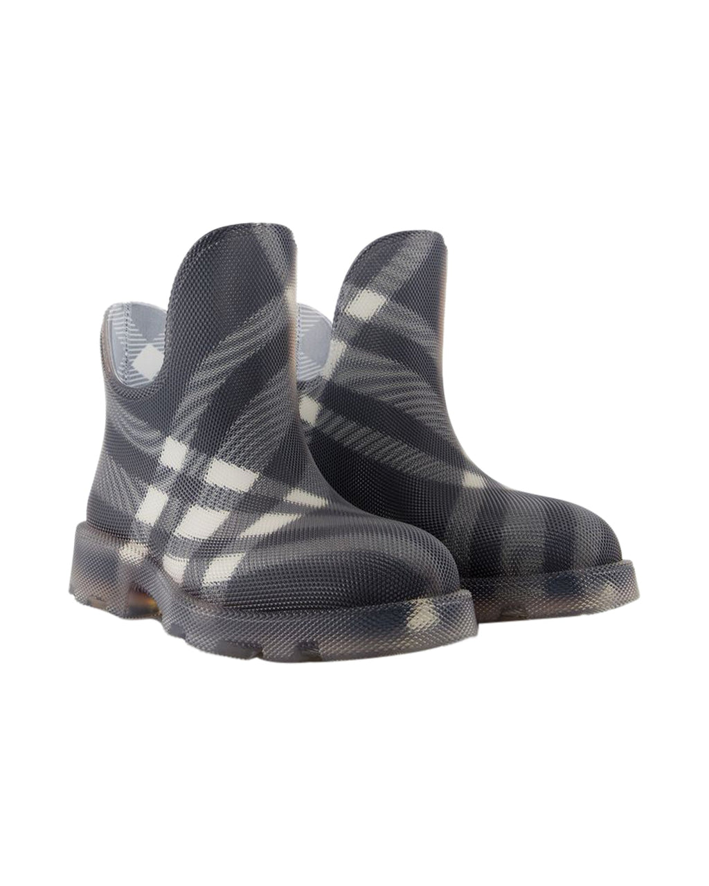 Women's Lf Marsh Low Ankle Boots - Burberry - Rubber - Black