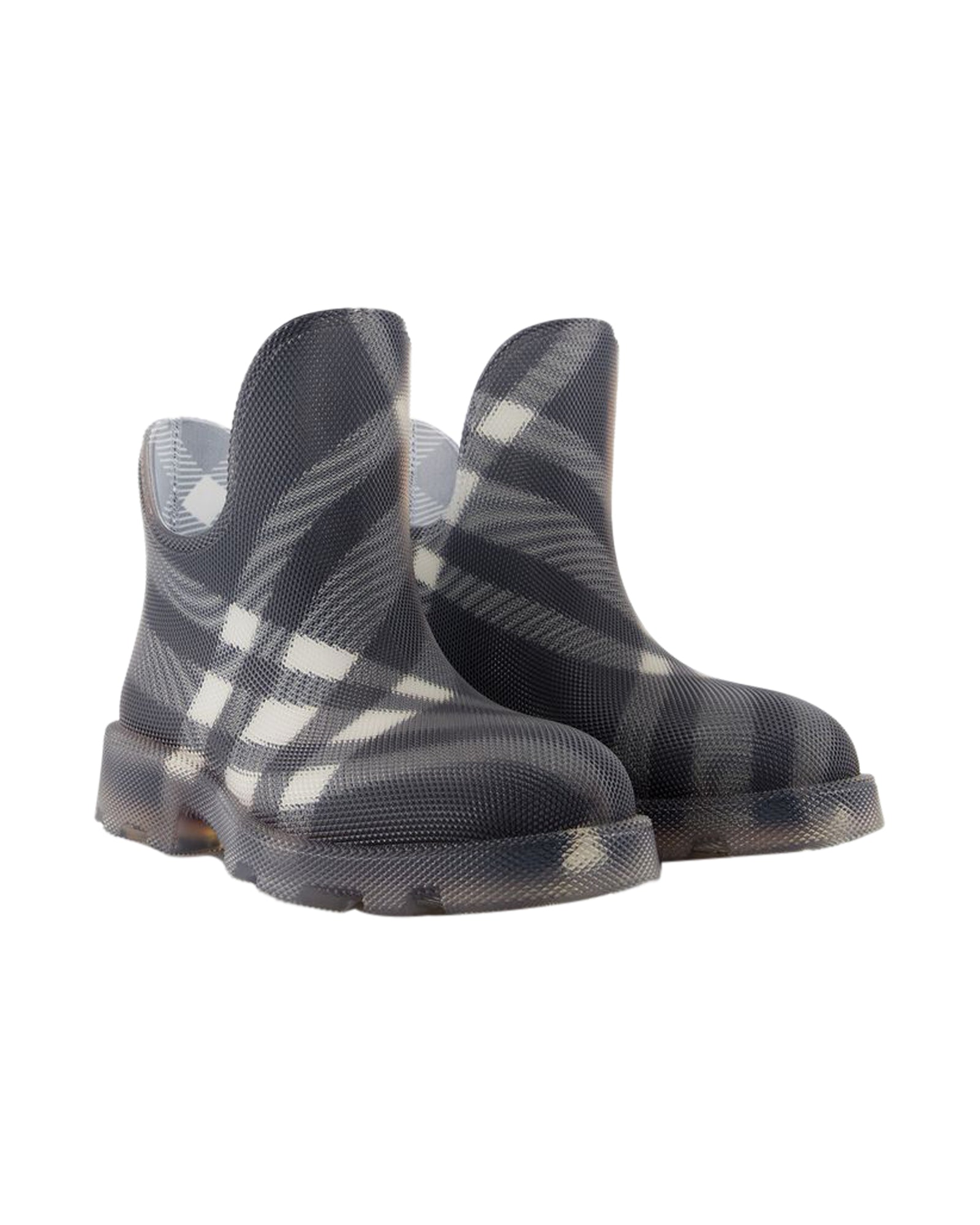 Women's Lf Marsh Low Ankle Boots - Burberry - Rubber - Black