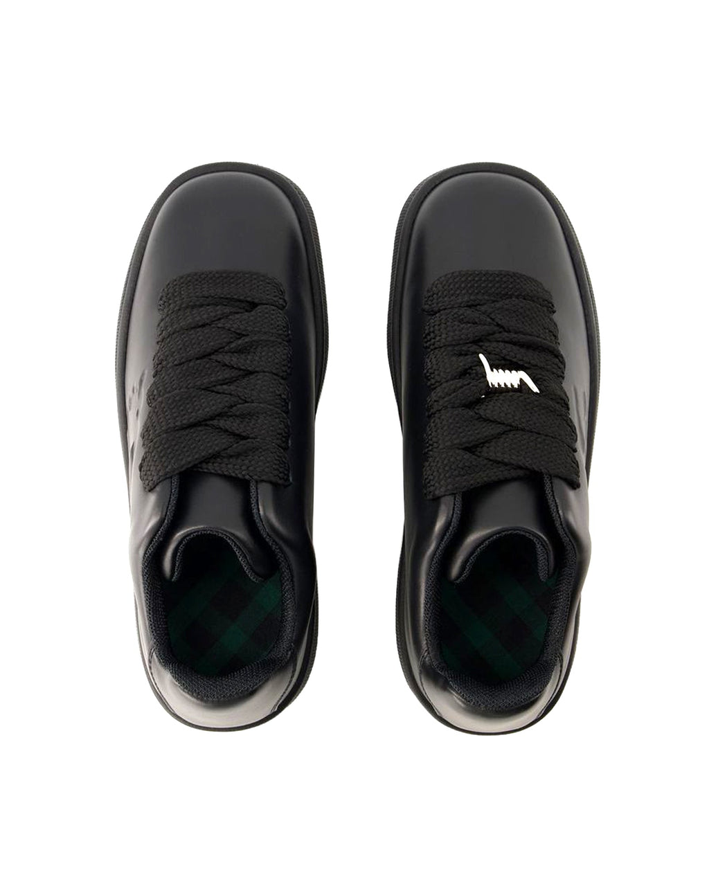 LF Box Sneakers - Burberry - Leather - Black