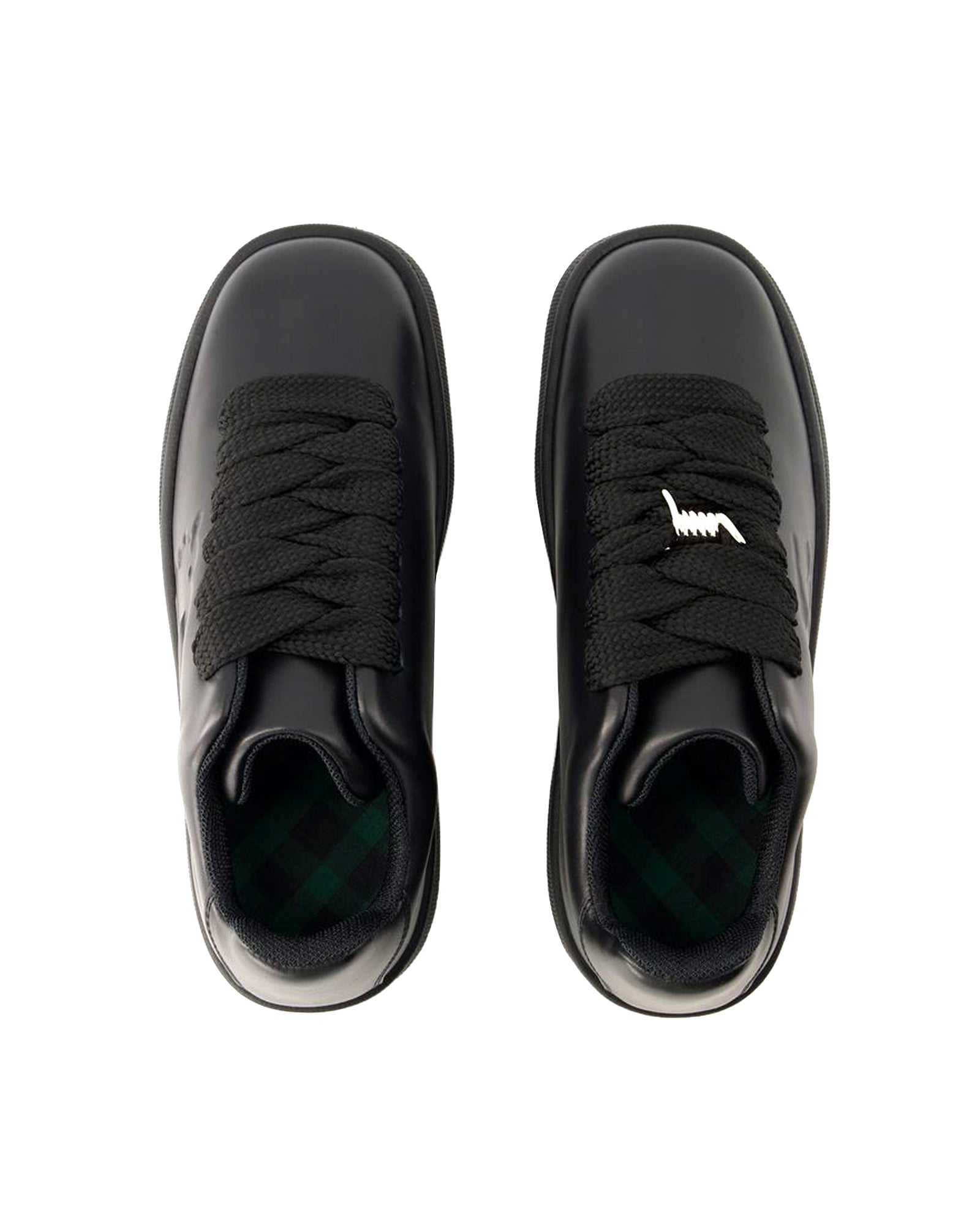 LF Box Sneakers - Burberry - Leather - Black