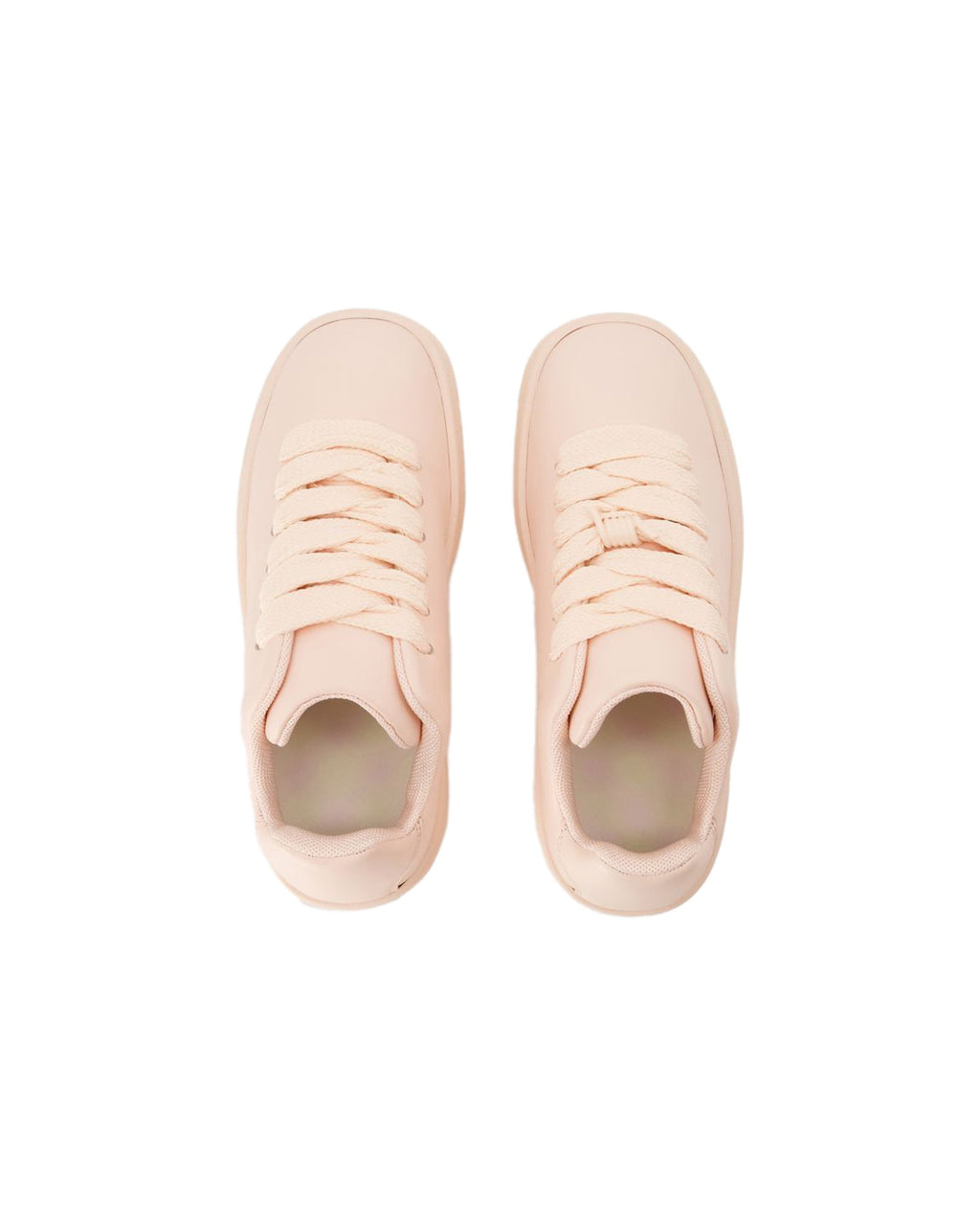 LF Box Sneakers - Burberry - Leather - Baby Neon