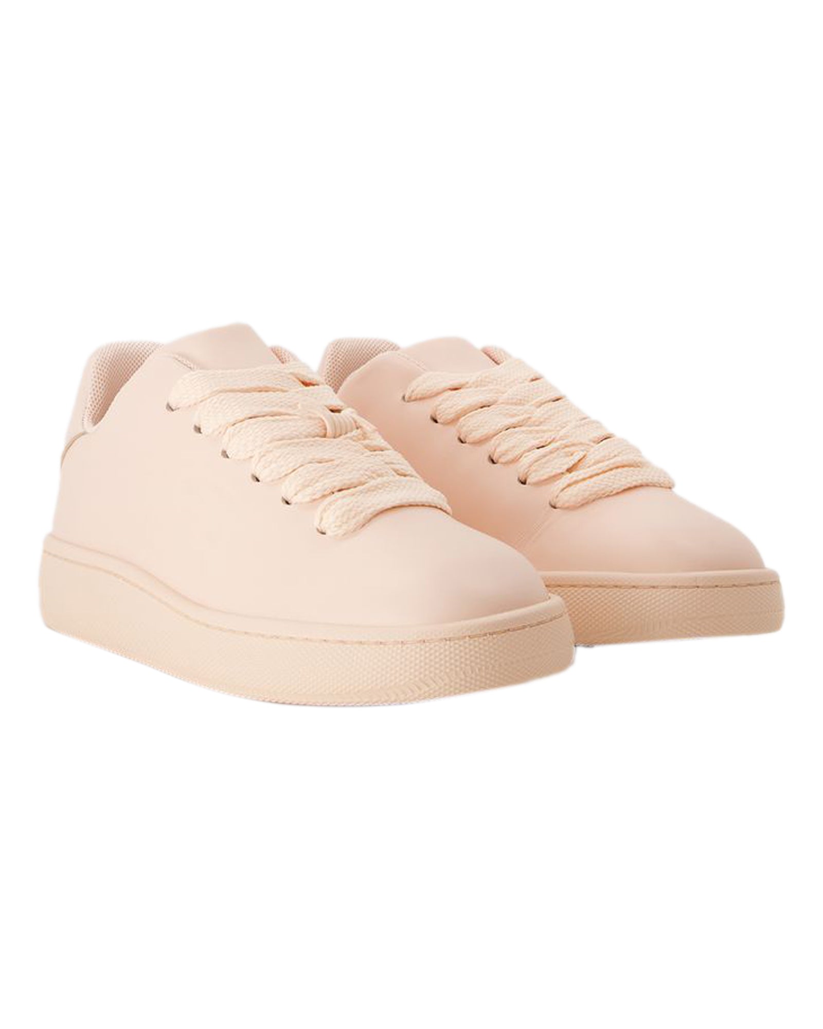 LF Box Sneakers - Burberry - Leather - Baby Neon