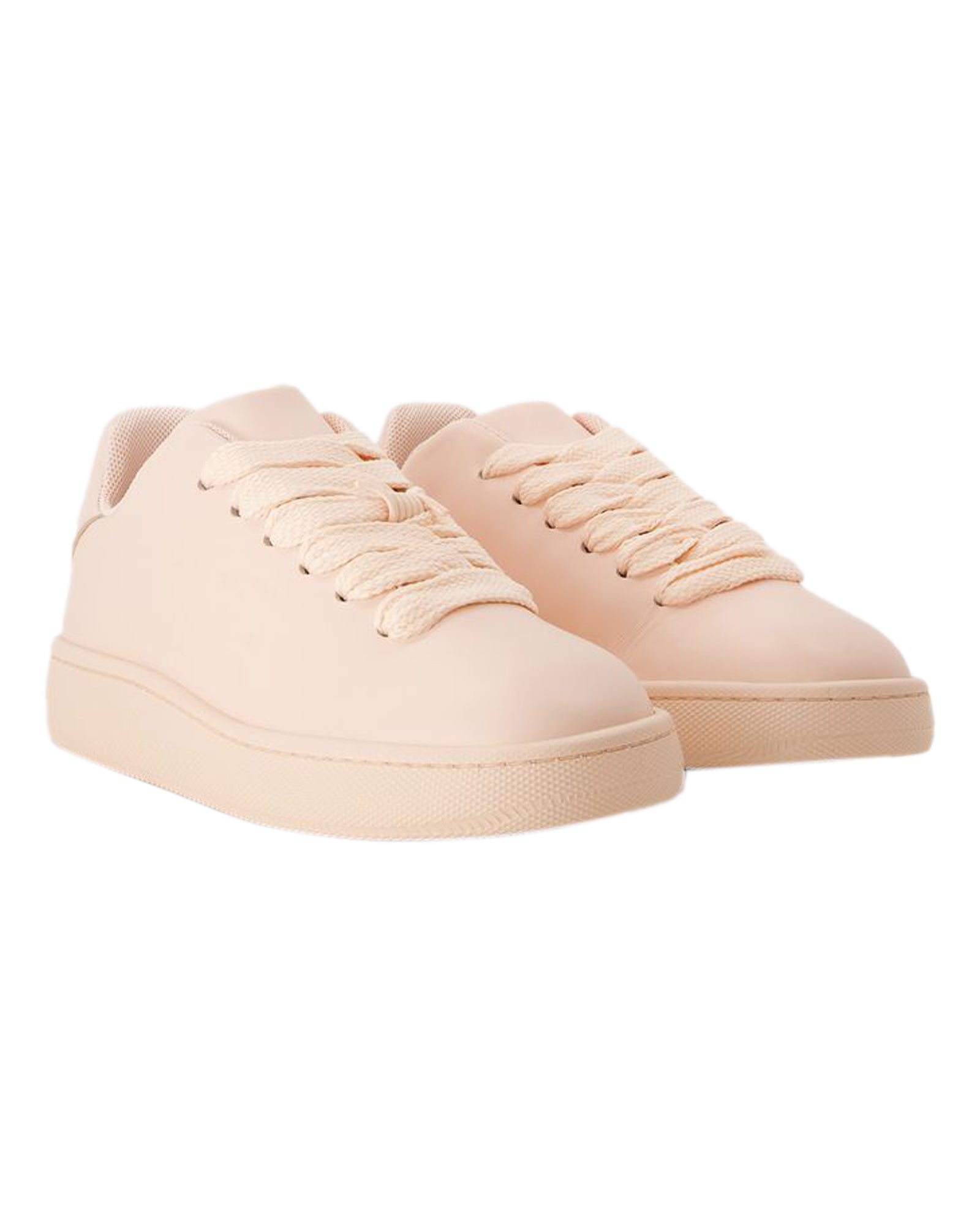 LF Box Sneakers - Burberry - Leather - Baby Neon
