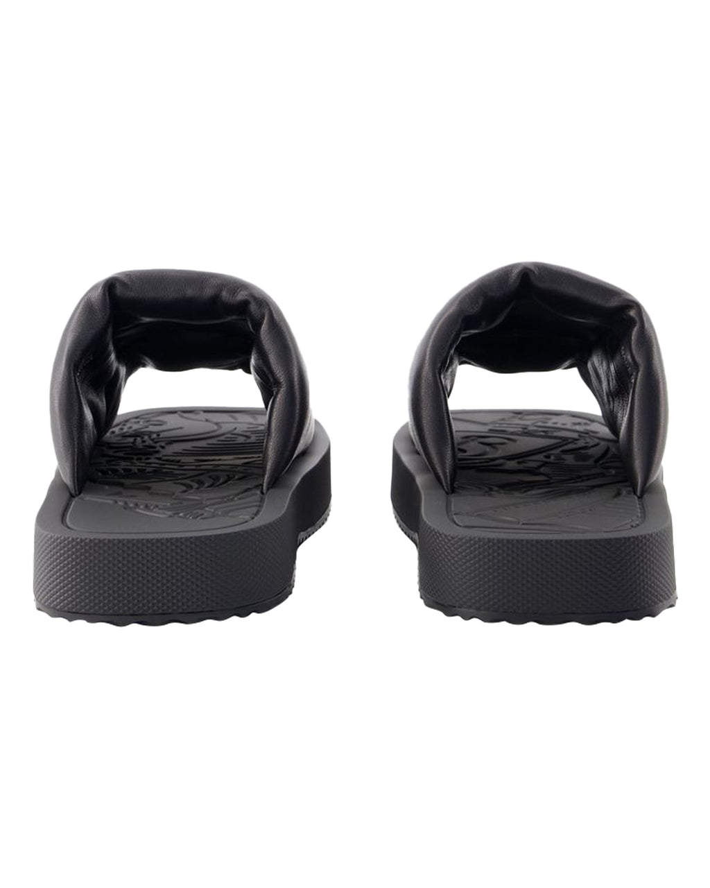 LF Knight Slab Sandals- Burberry - Leather - Black