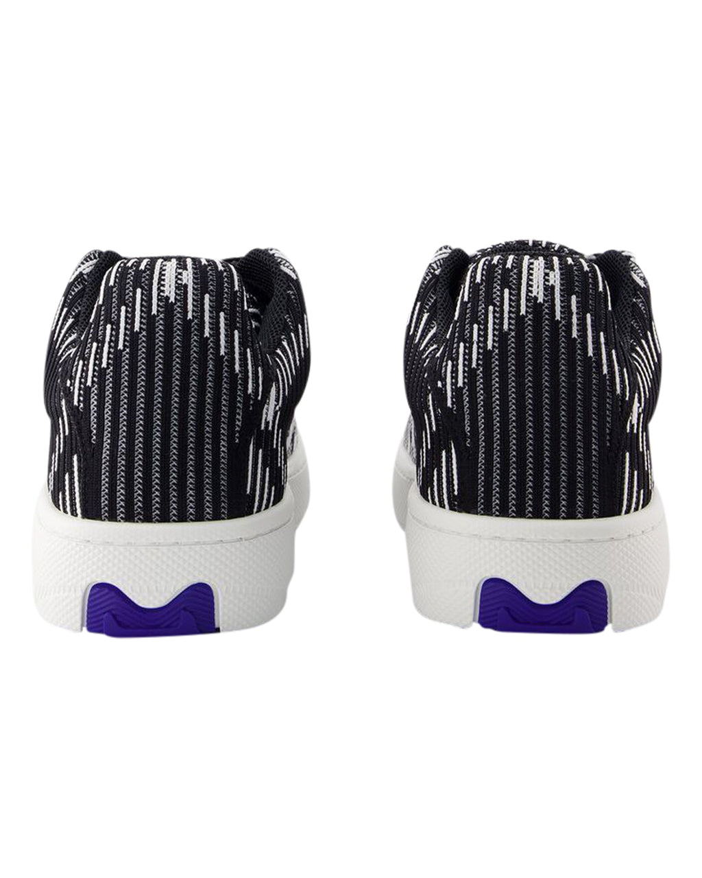 Women's LF Box Knit Sneakers - Burberry - Synthetic - Black