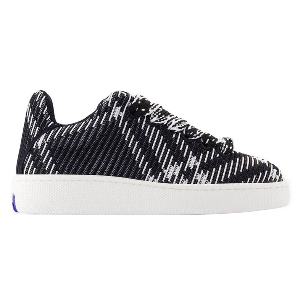 LF Box Knit Sneakers - Burberry - Synthetic - Black
