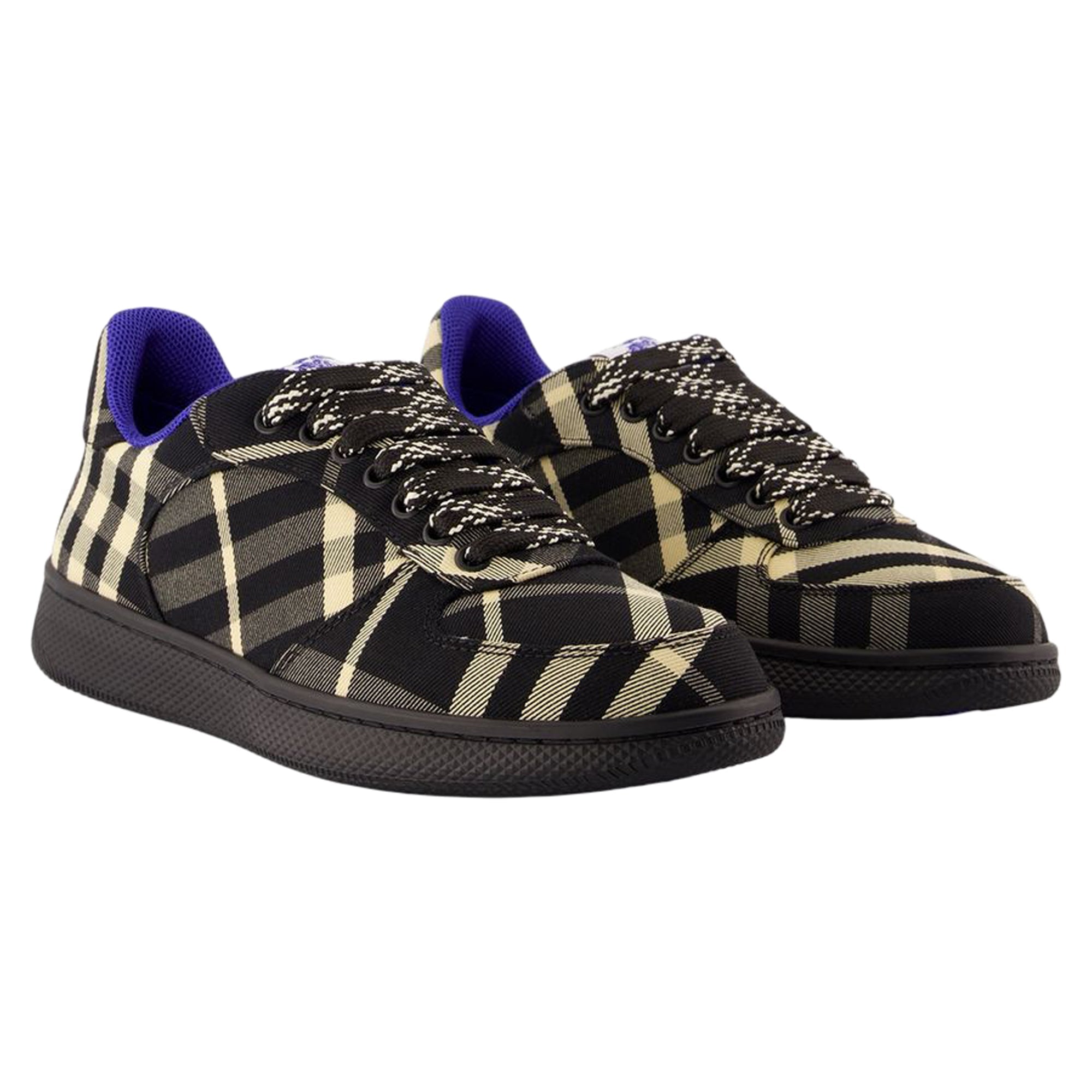Women's Terrace Sneakers - Burberry - Synthetic - Black