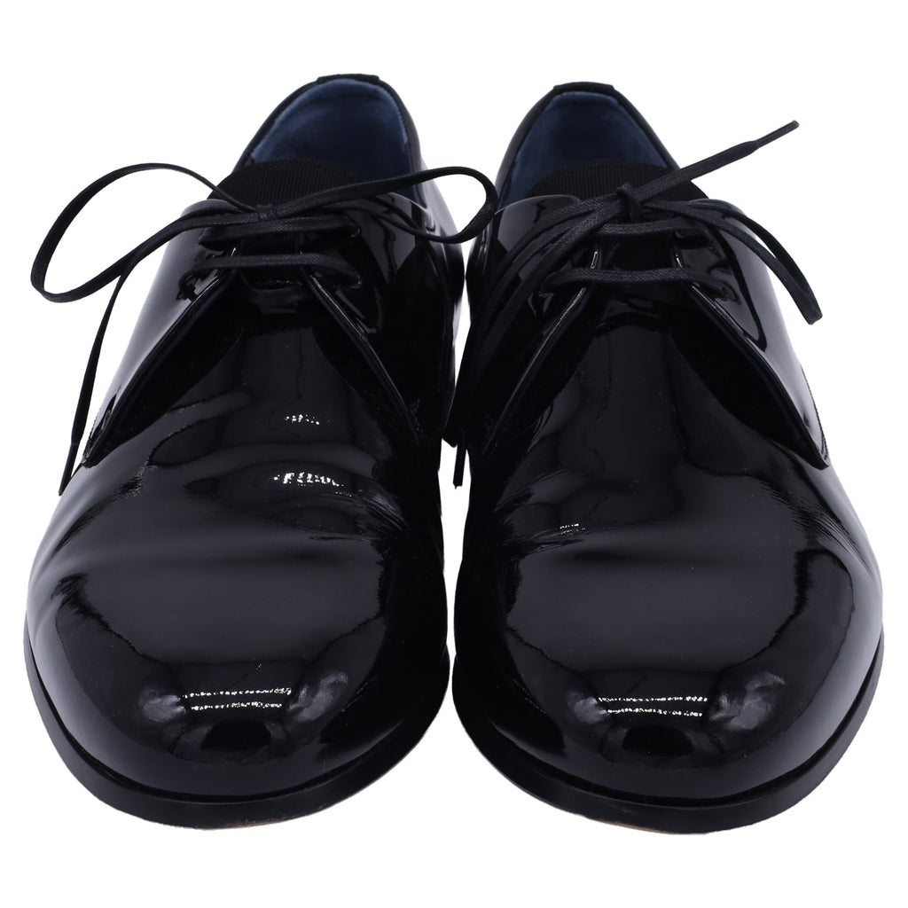 Ferragamo Oxfords in Black Patent Leather