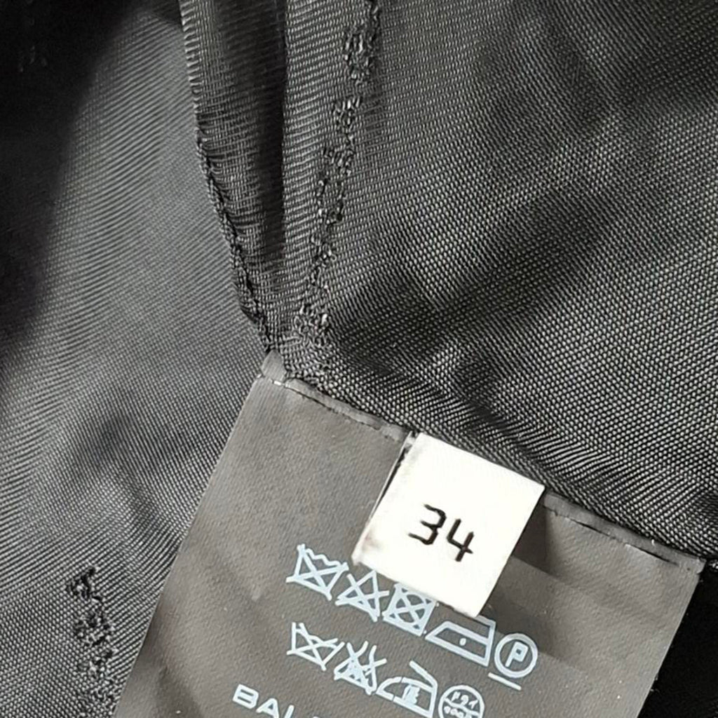 Balenciaga Harrington Check Bomber Jacket in Brown Wool