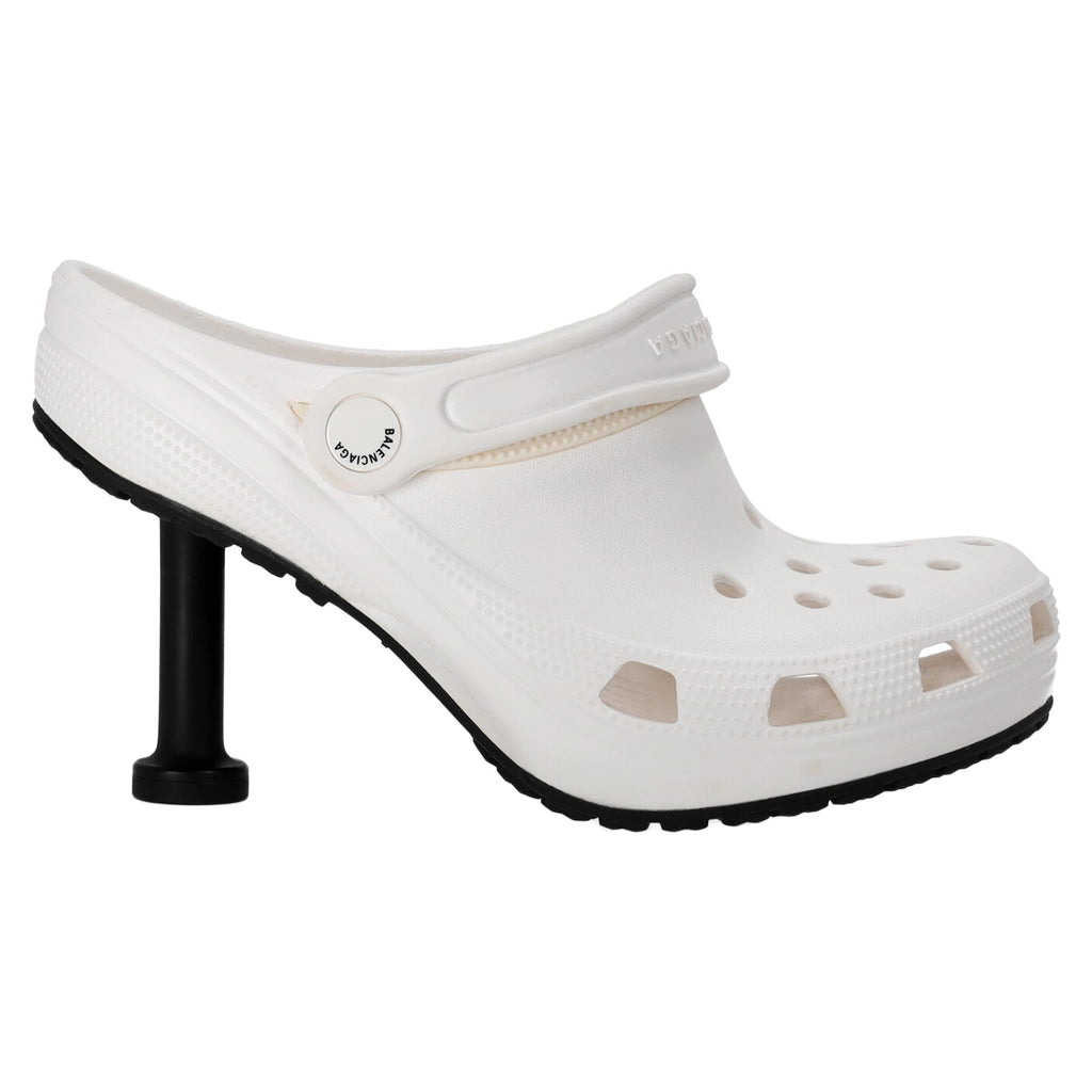 Women's Balenciaga x Crocs Madame 70 Mules in White Rubber