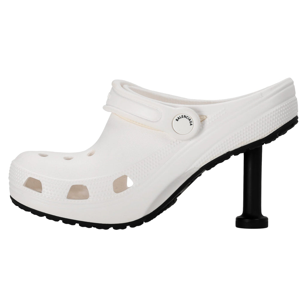 Women's Balenciaga x Crocs Madame 70 Mules in White Rubber
