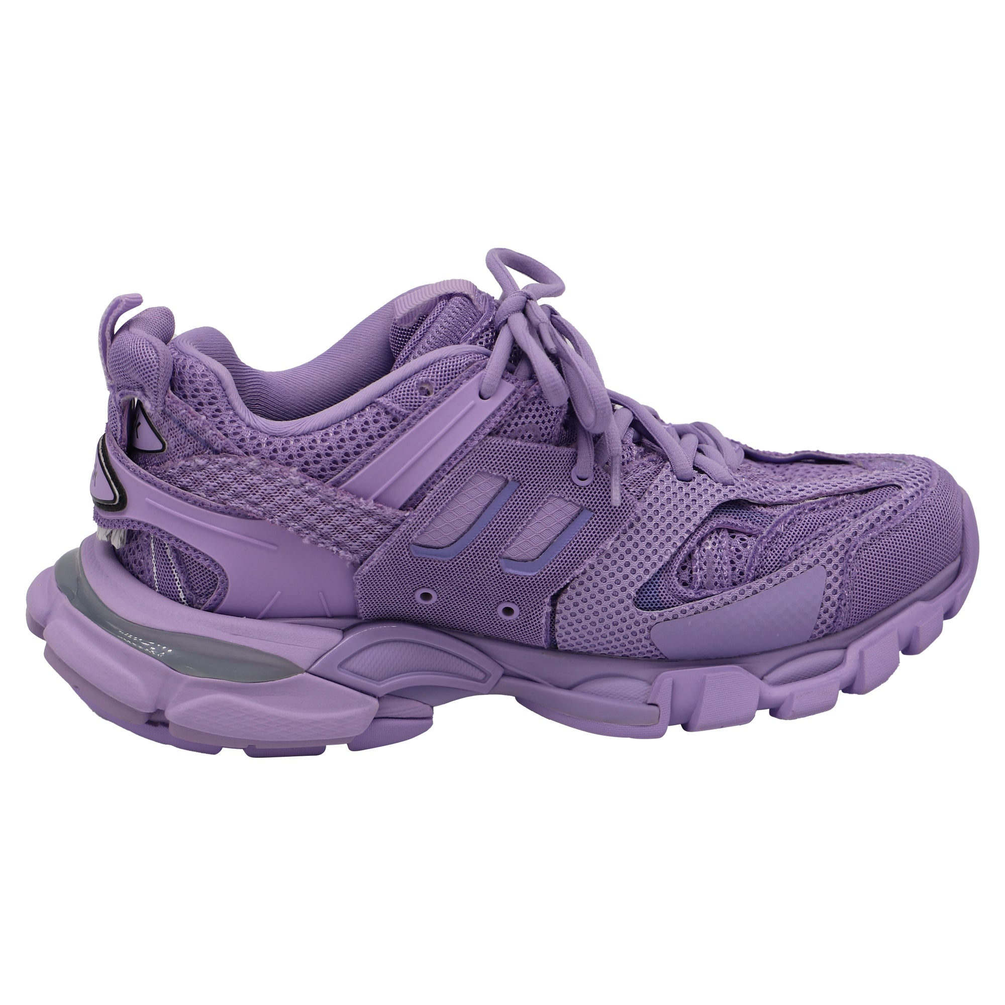 Women's Balenciaga Track Sneakers in Purple Polyester
