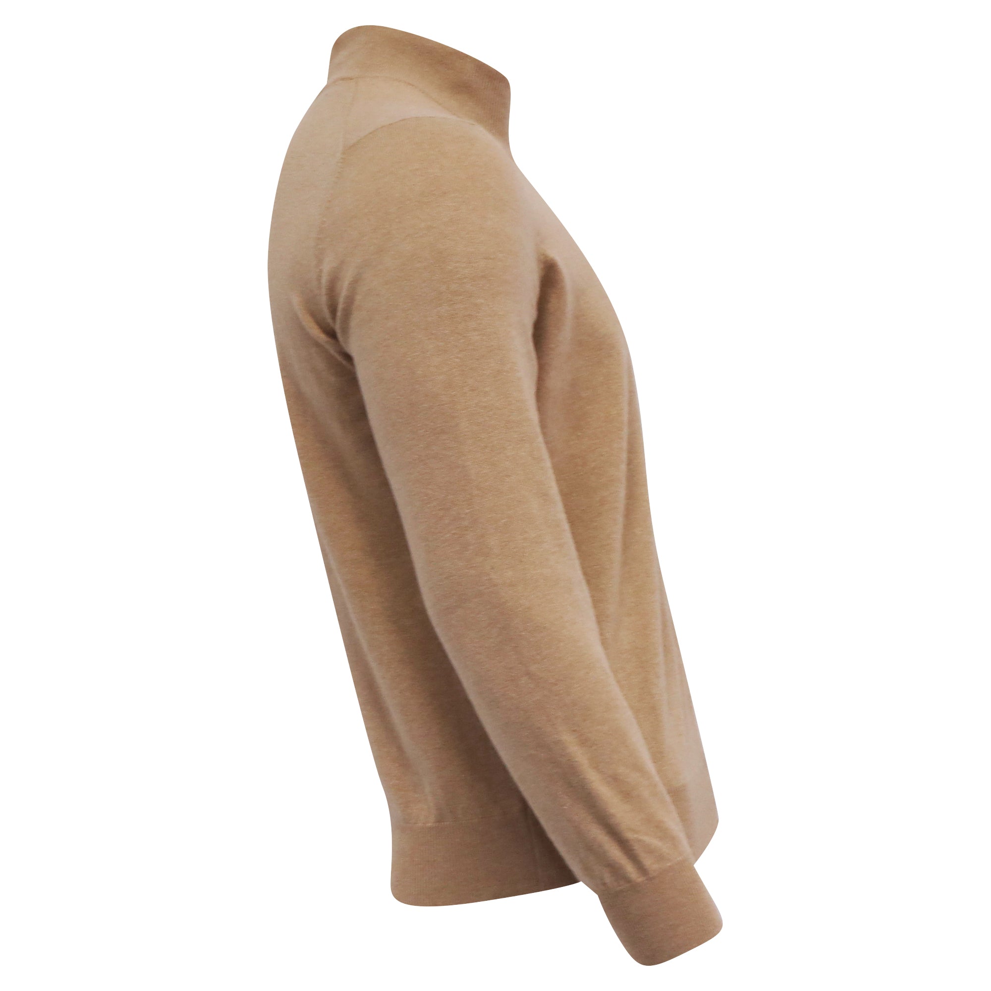 Brunello Cucinelli Zipped Up igan in Brown Cashmere