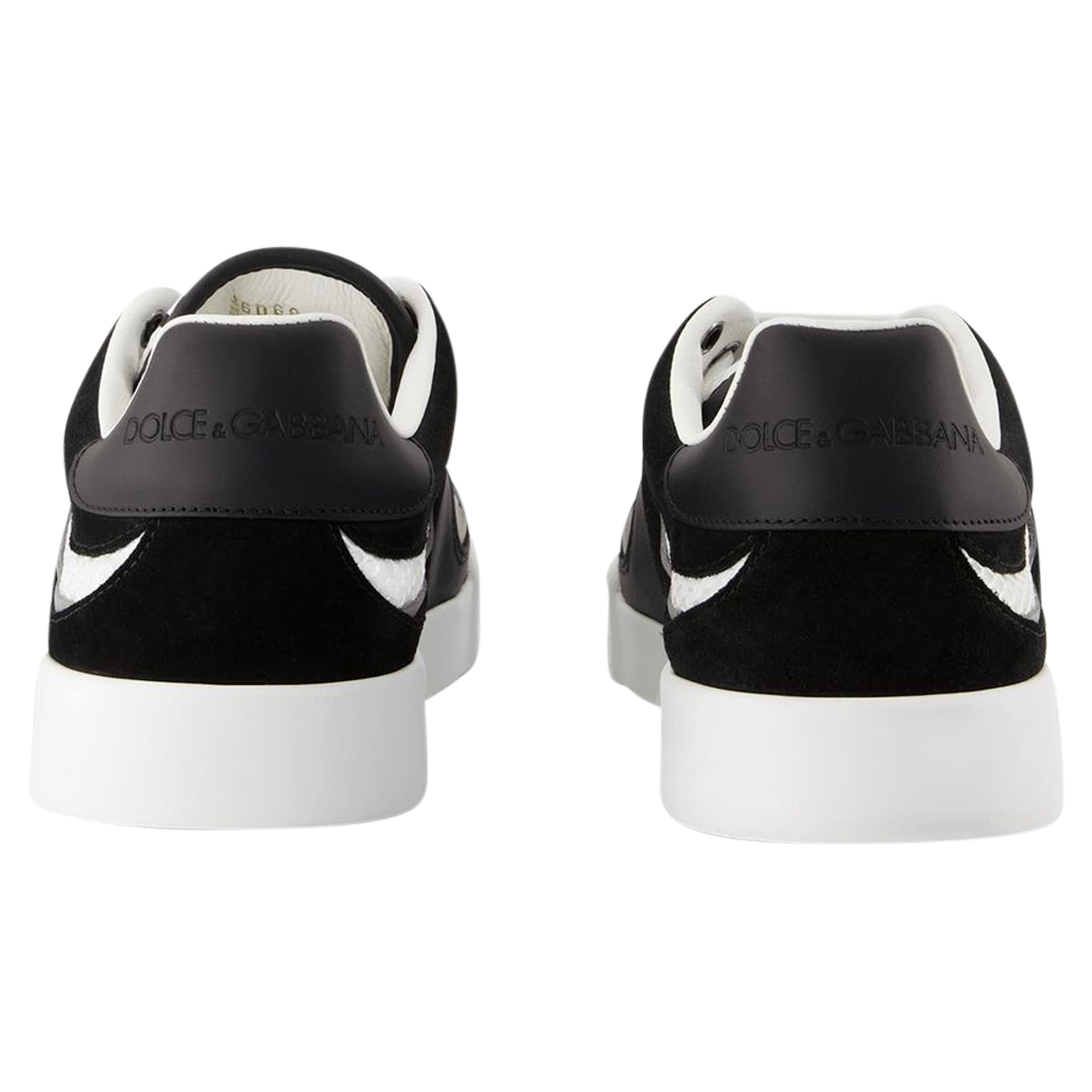 Women's Sneakers - Dolce&Gabbana - Leather - Black