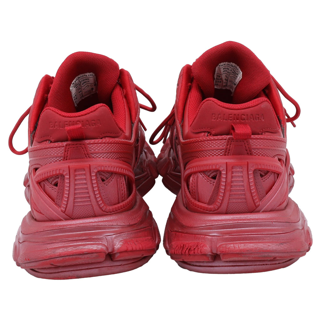 Men's Balenciaga Track.2 Sneakers in Red Polyurethane