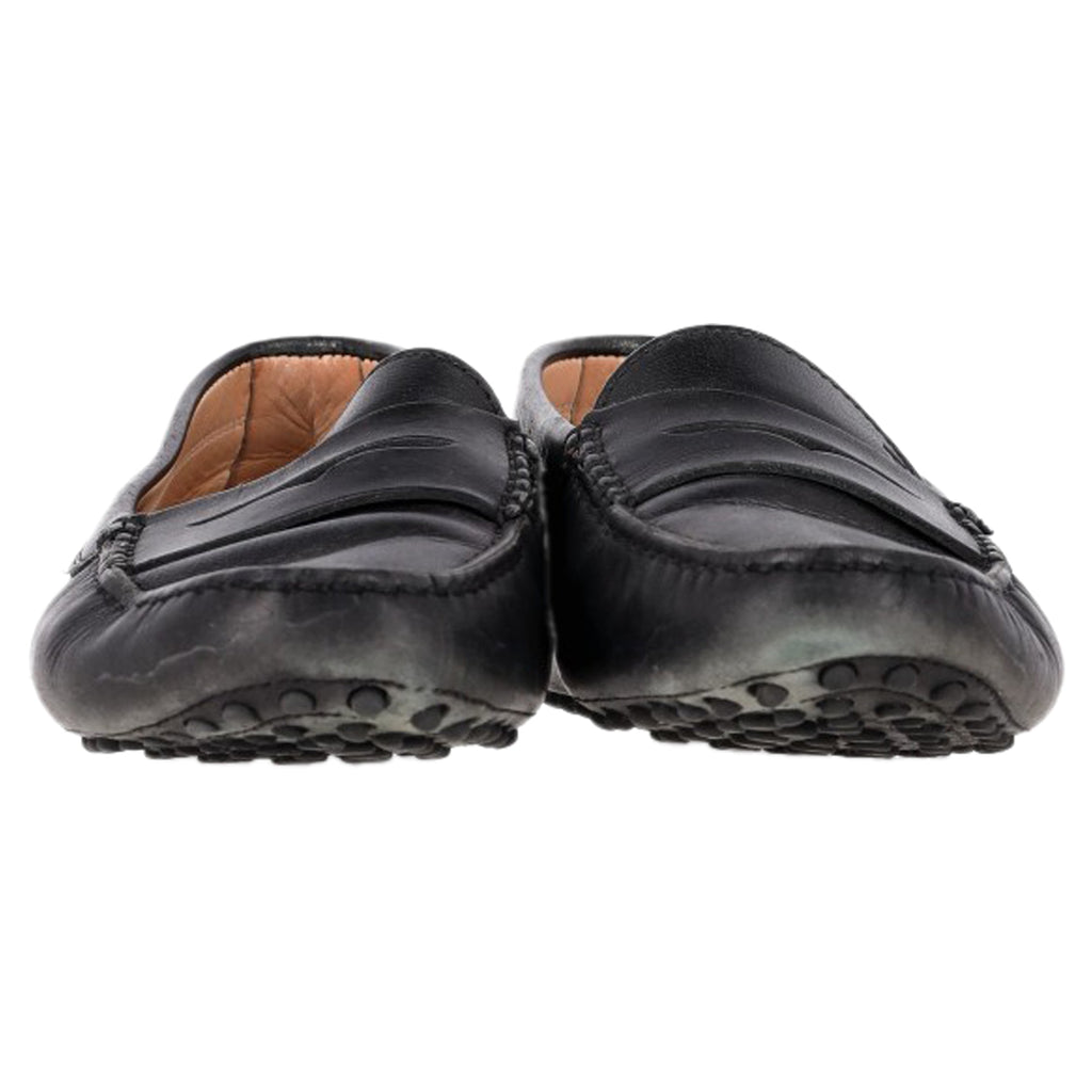 Women's Tod's Penny Loafers in Black Calf Leather