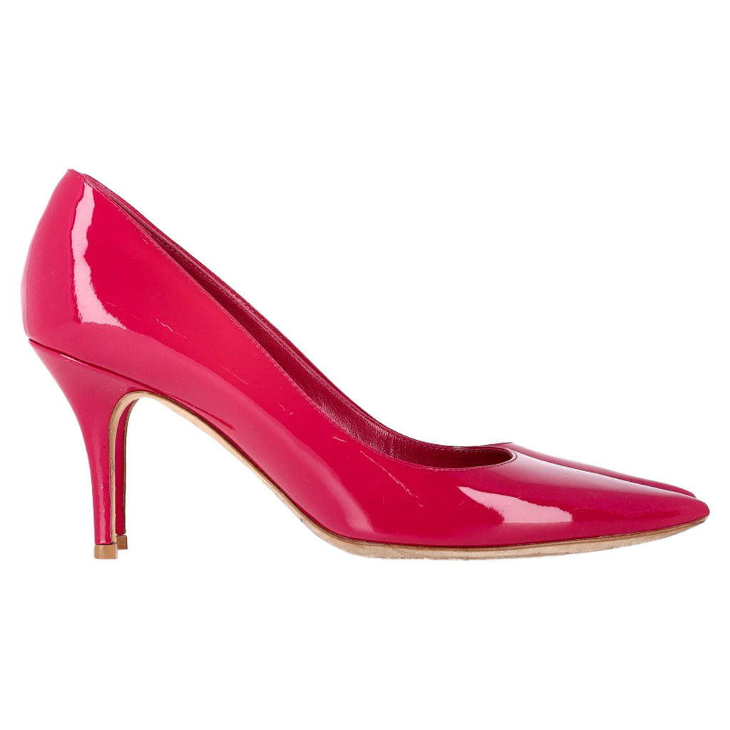 Dior Pointed-Toe Pumps in Pink Patent Leather