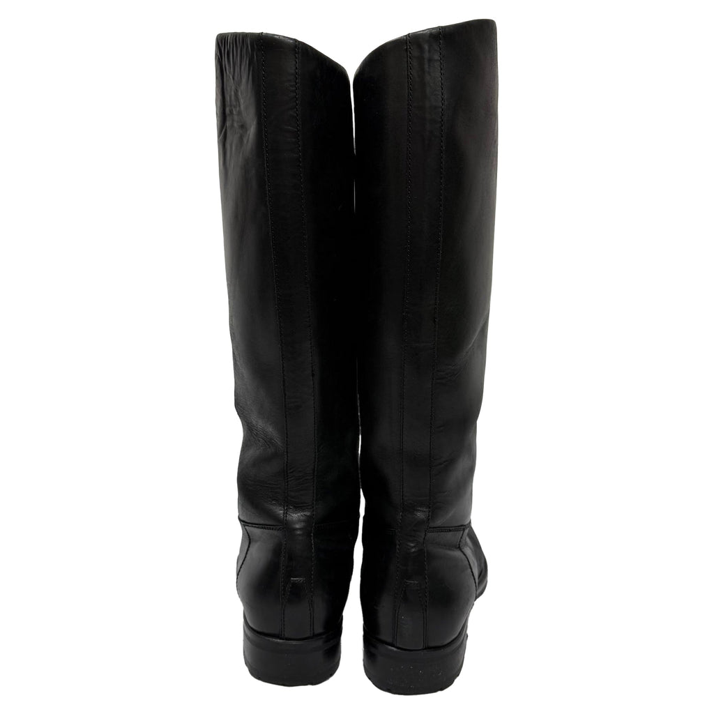 Men's  Dolce & Gabbana Riding Boots in Black Leather