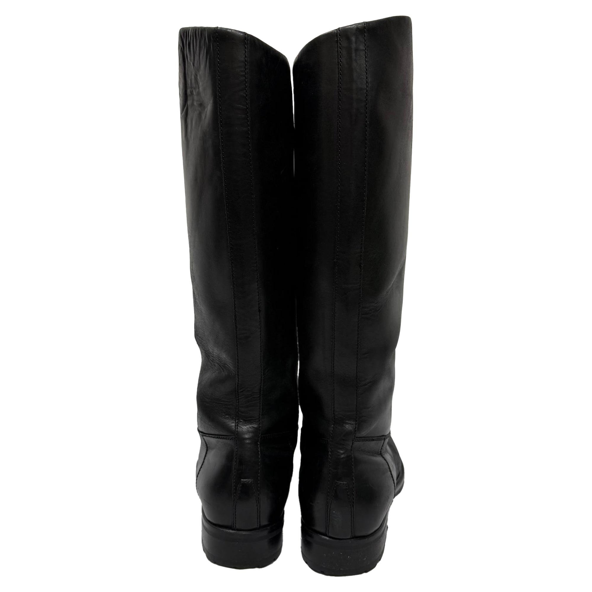 Men's  Dolce & Gabbana Riding Boots in Black Leather