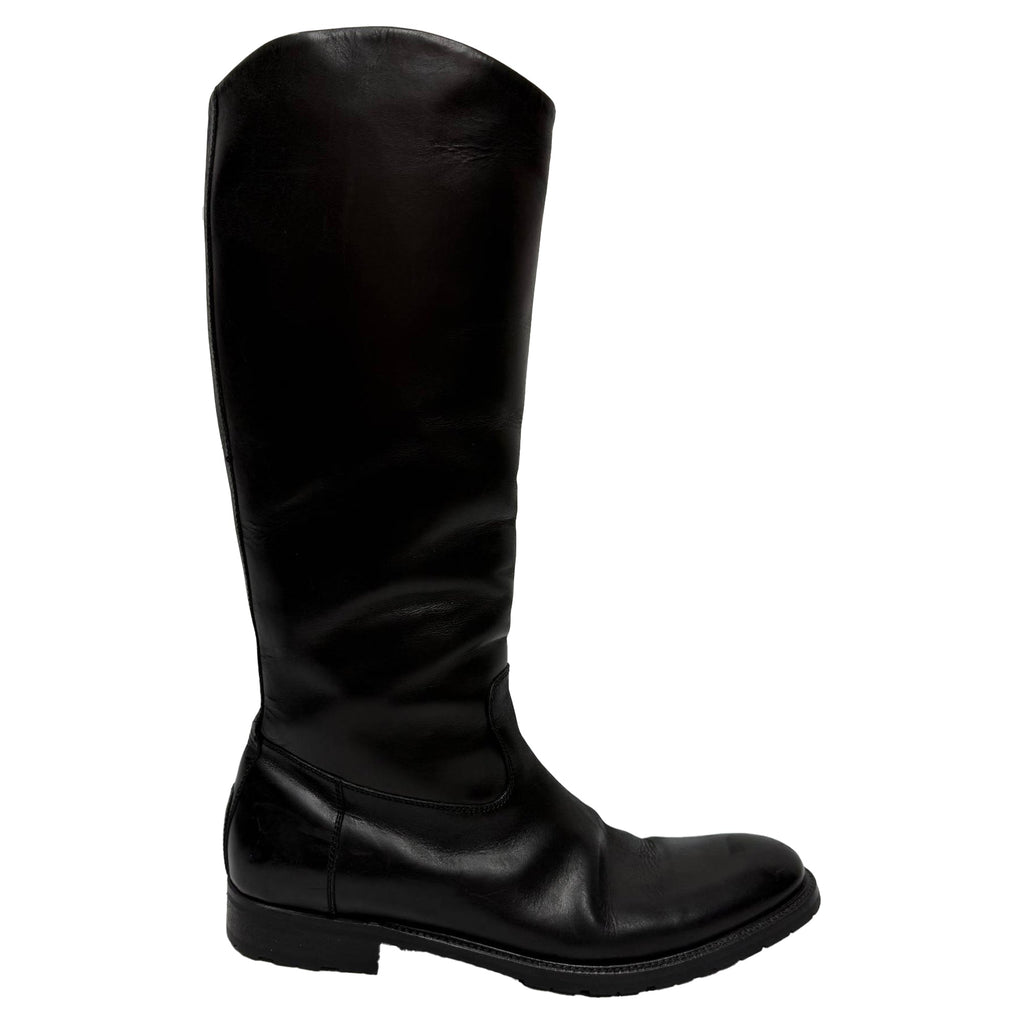 Men's  Dolce & Gabbana Riding Boots in Black Leather