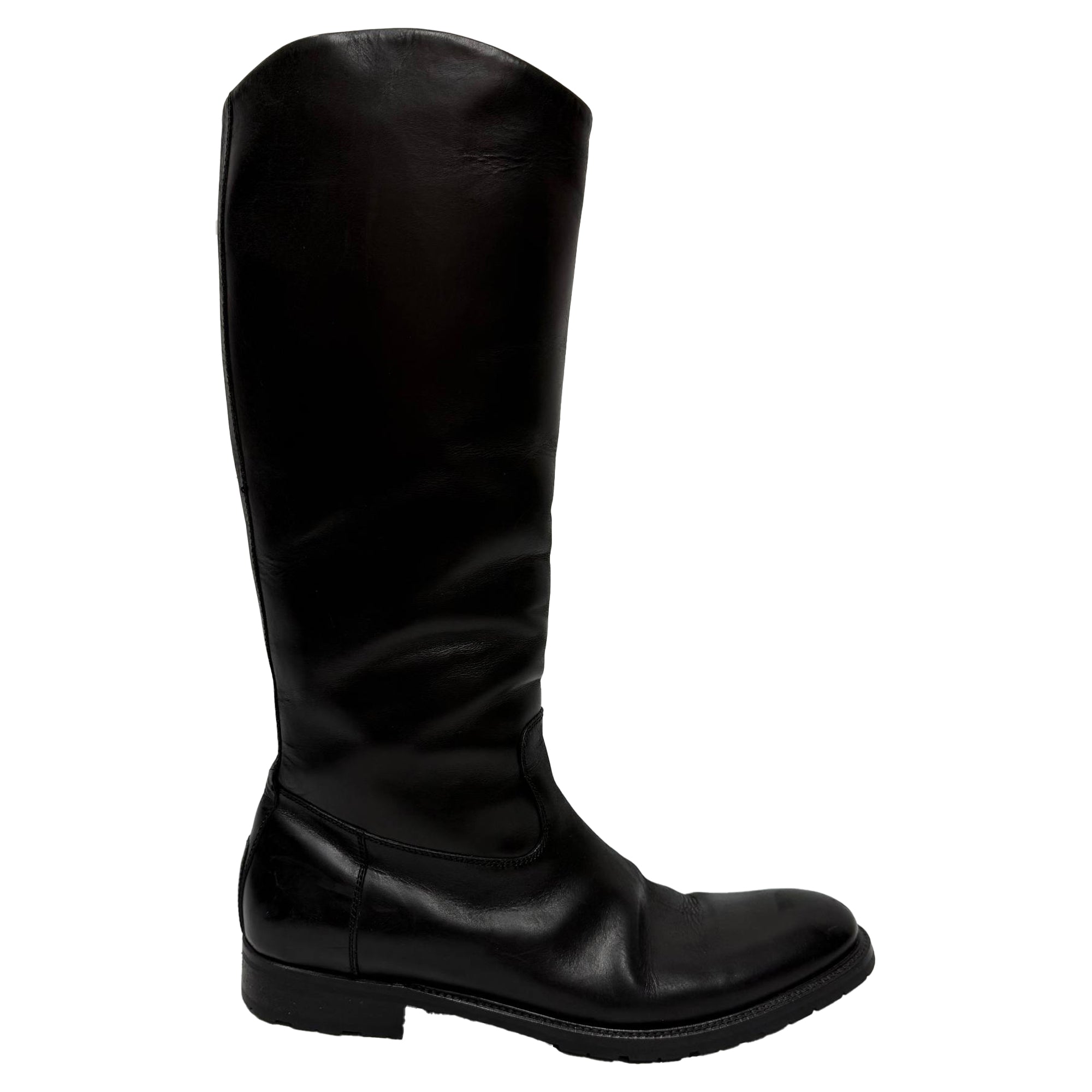 Men's  Dolce & Gabbana Riding Boots in Black Leather