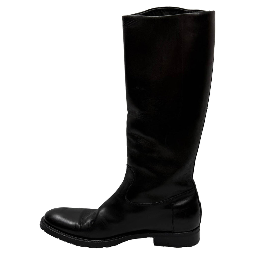 Men's  Dolce & Gabbana Riding Boots in Black Leather
