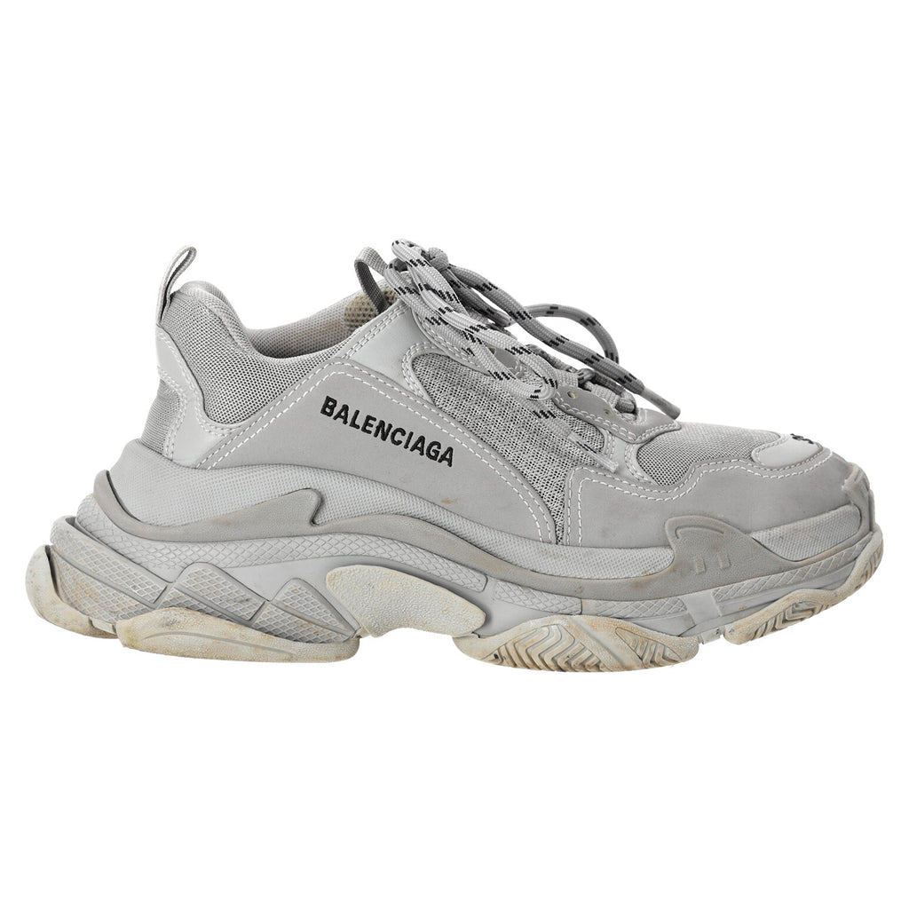 Men's Balenciaga Triple S Sneakers in Grey Polyester