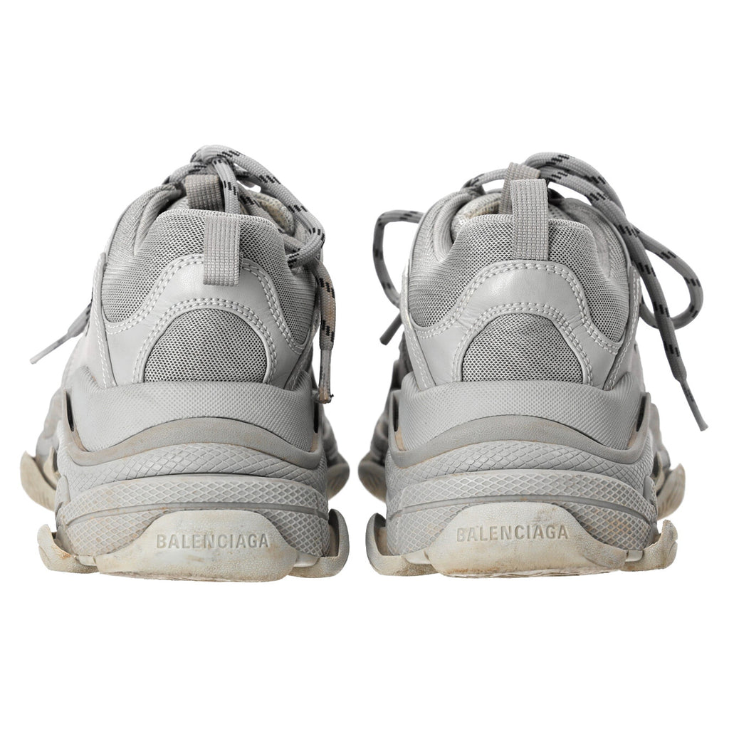 Men's Balenciaga Triple S Sneakers in Grey Polyester