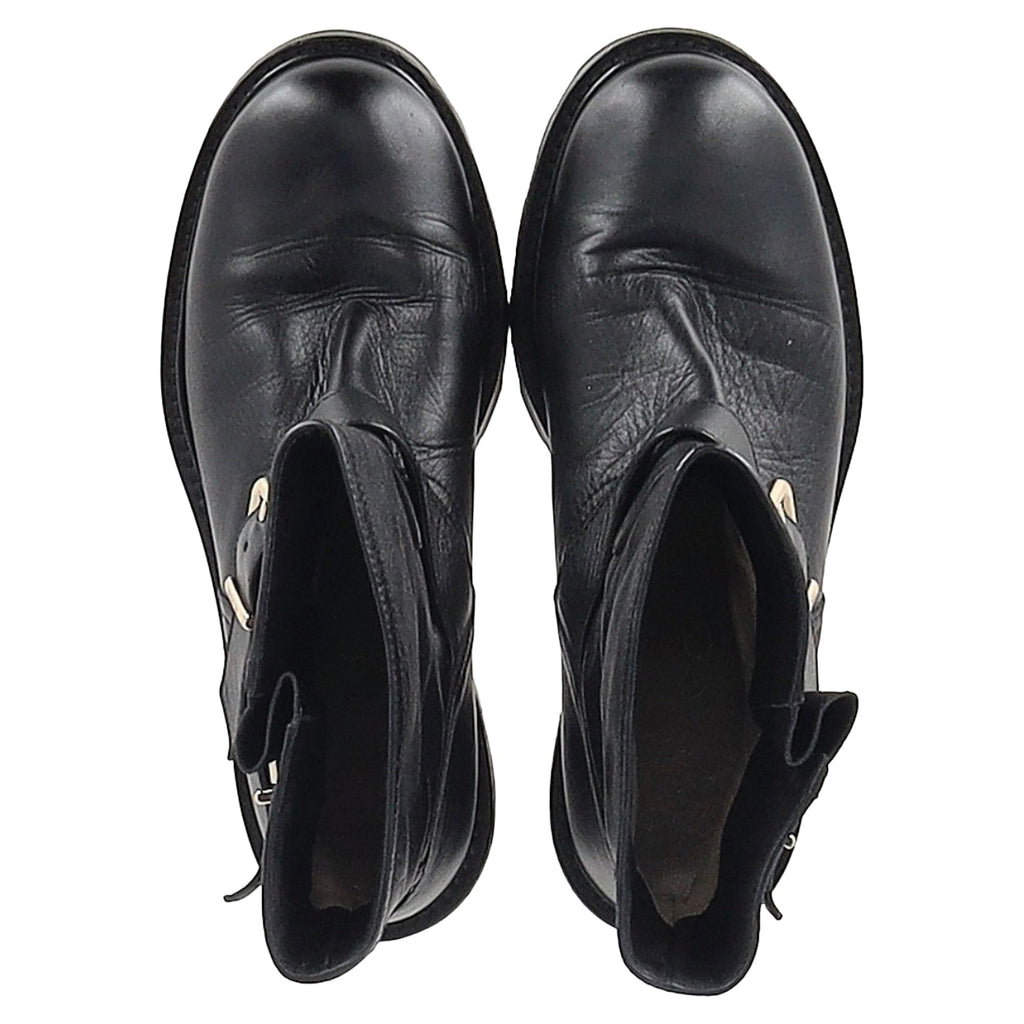 Jimmy Choo Youth II Ankle Boots in Black Leather
