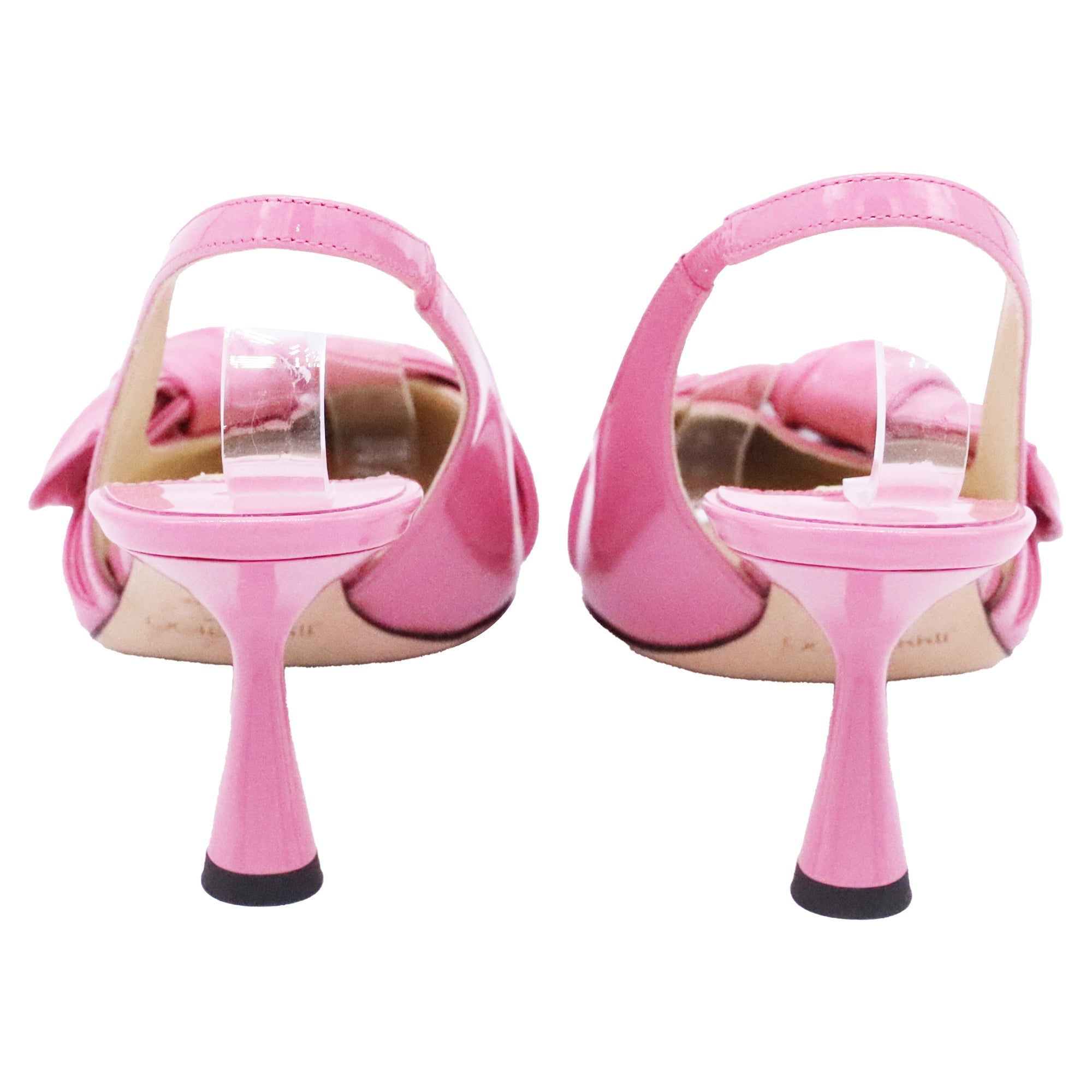 Jimmy Choo Elinor SB 65 Pointed-Toe Slingback Pumps in Pink Patent Leather