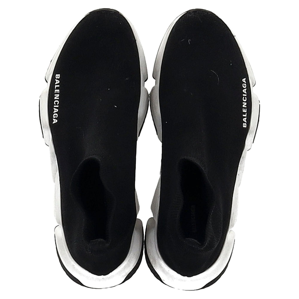 Women's Balenciaga Speed Trainer Shoes in Black Polyester